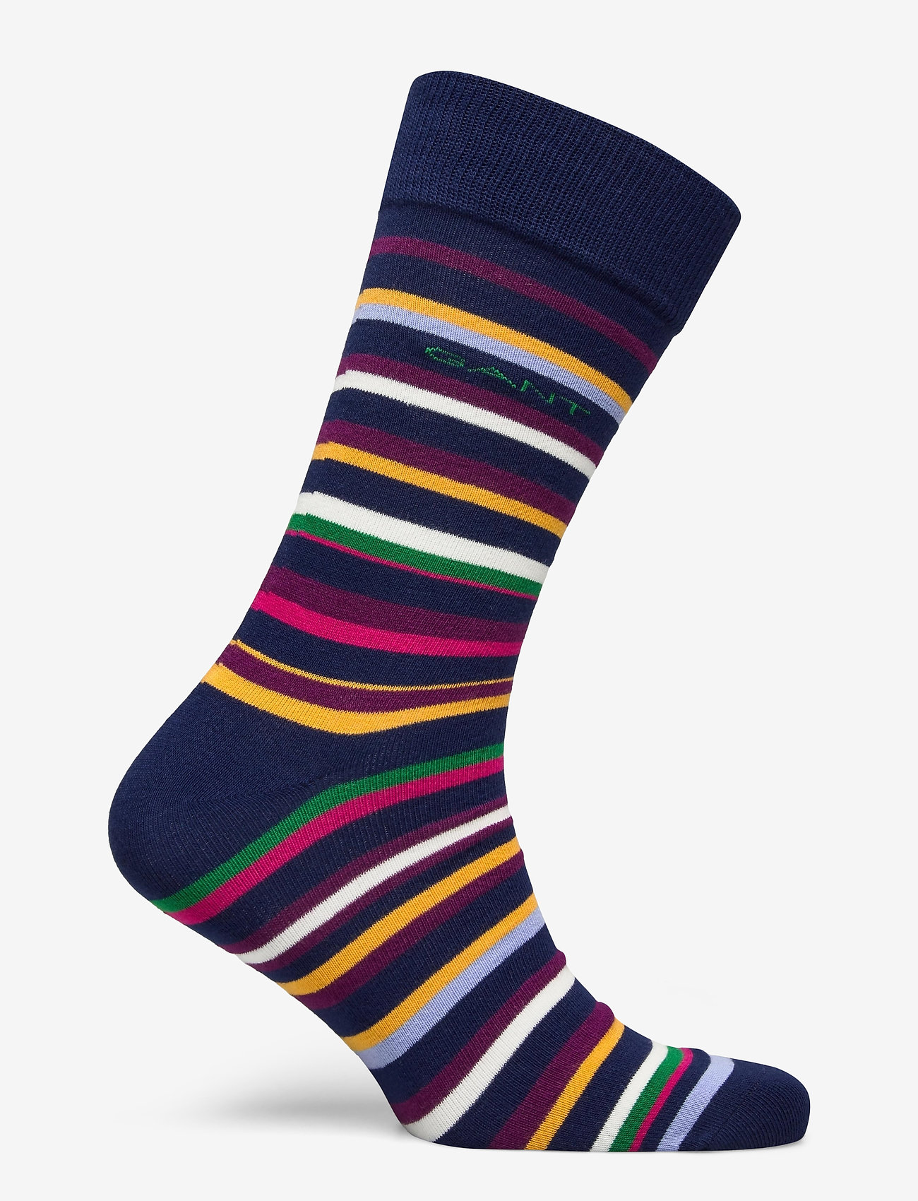 GANT - D1. SINGLE MULTI STRIPE SOCK - persian blue - 1