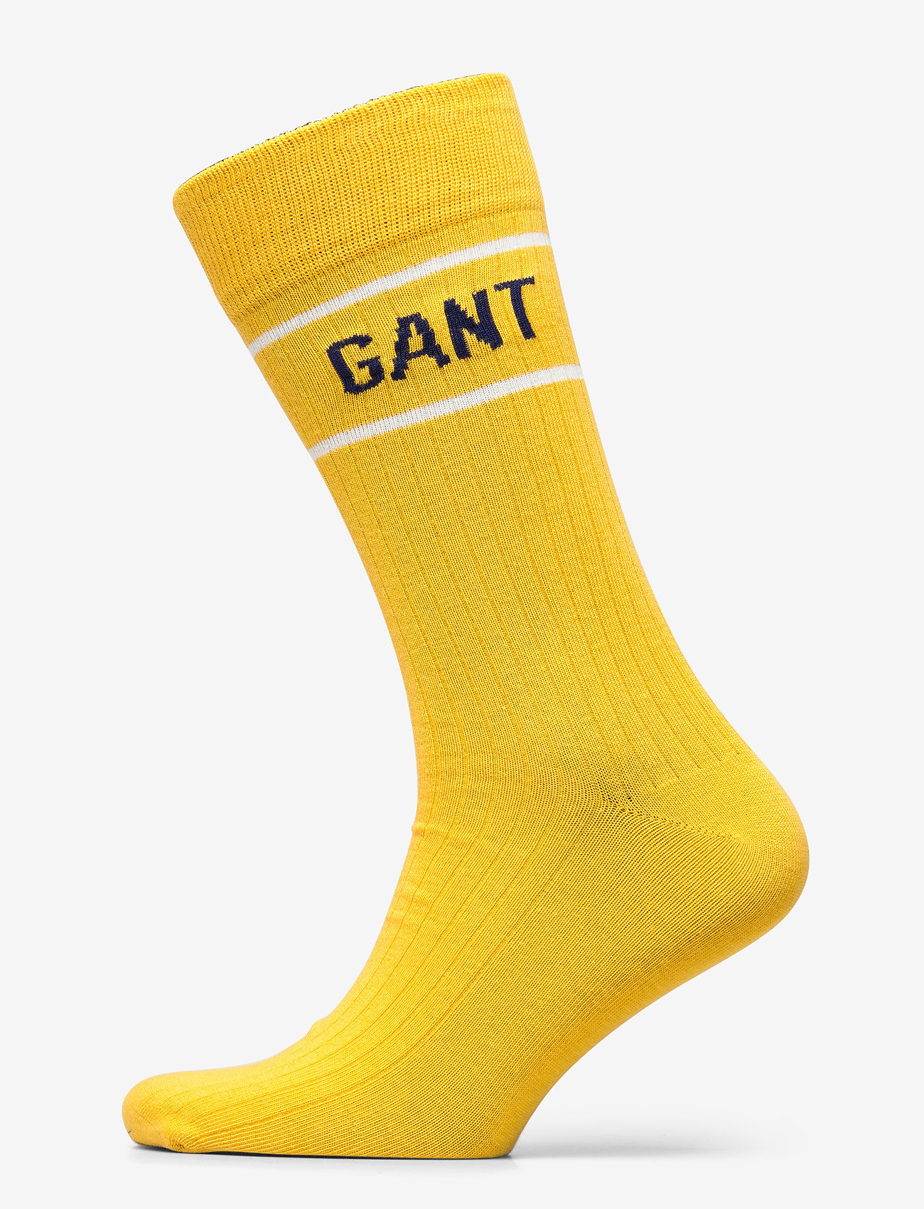 GANT - D1. LOGO RIB SOCK - warm sun - 0