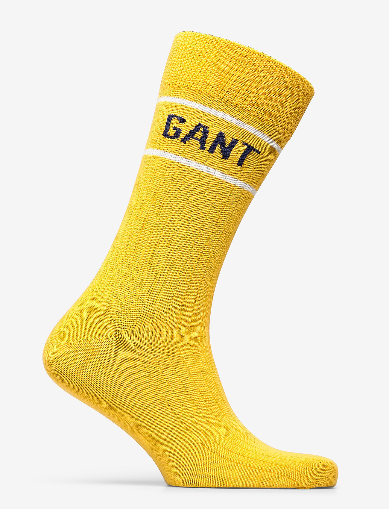 GANT - D1. LOGO RIB SOCK - warm sun - 1