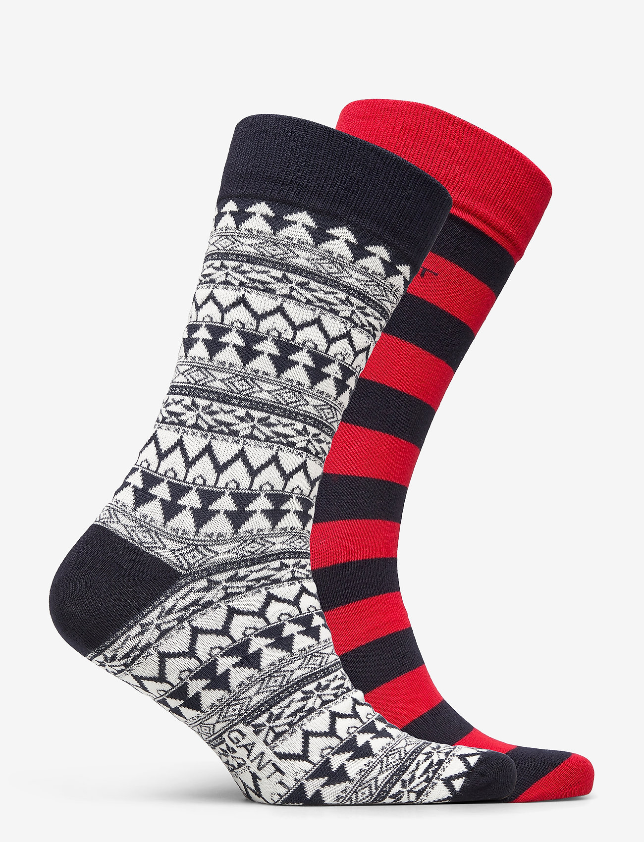 GANT - D2. 2-PACK SOCKS GIFT BOX - bright red - 1
