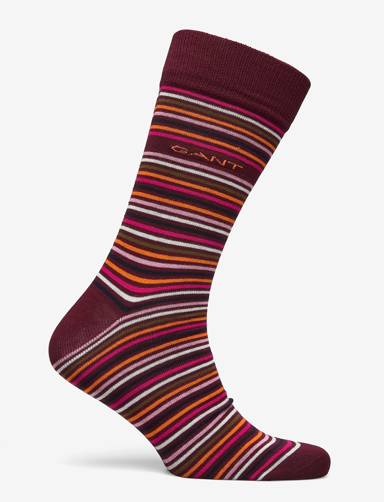 GANT - D1. 1-PACK MULTI STRIPE SOCKS - port red - 1