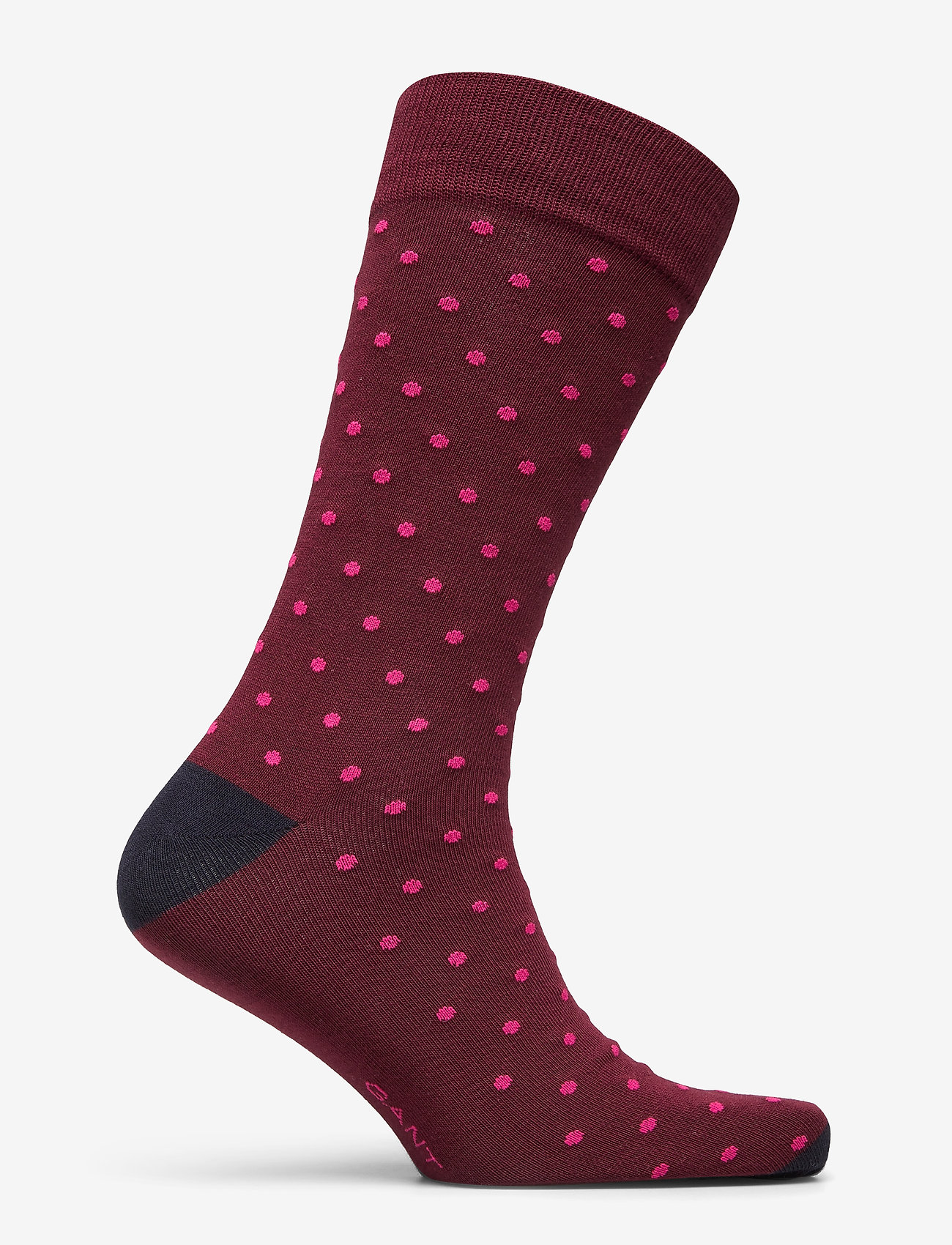 GANT - D1. CONTRAST DOT SOCKS 1-PACK - port red - 1