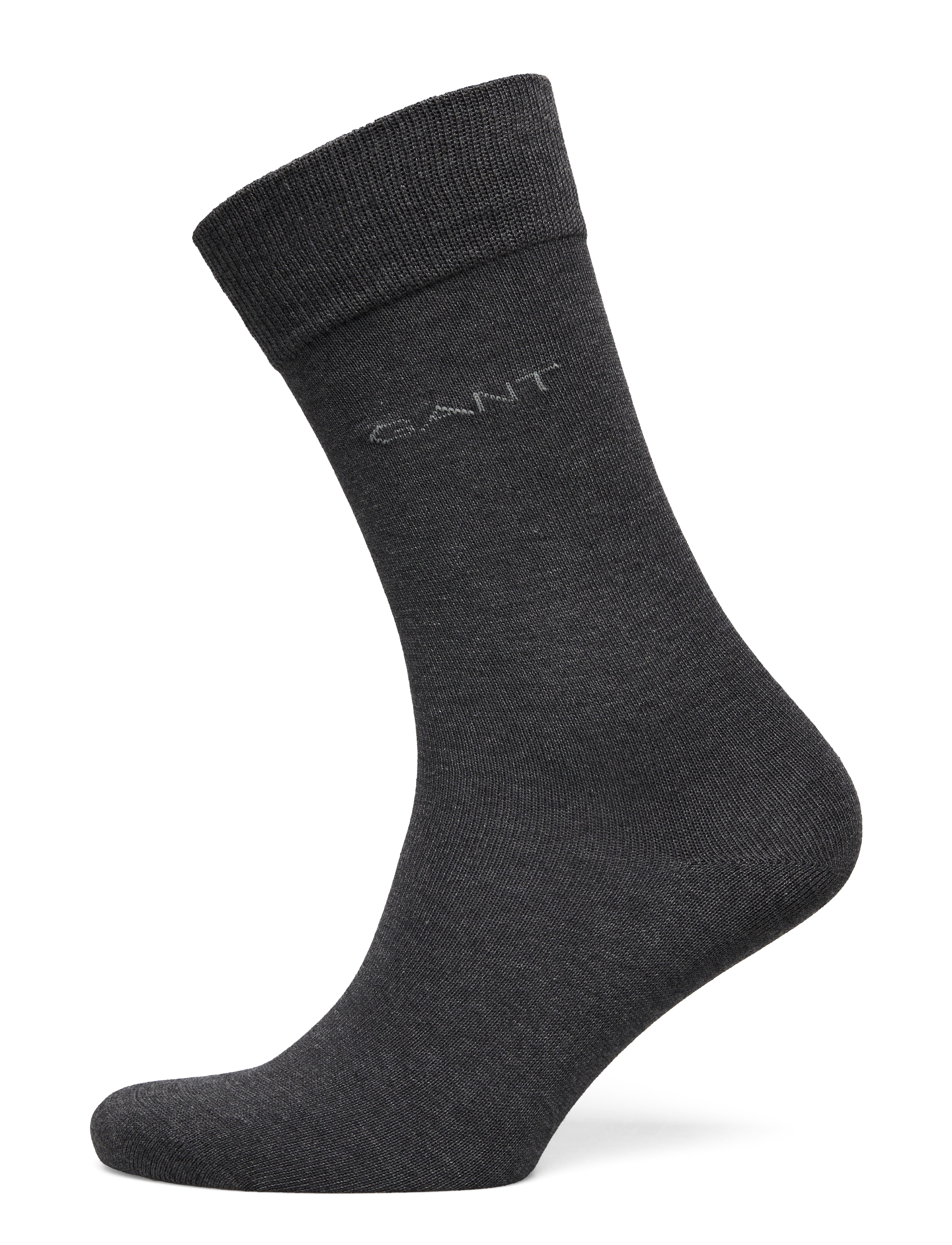 GANT - MERCERIZED COTTON SOCKS 3-PACK - charcoal melange - 4