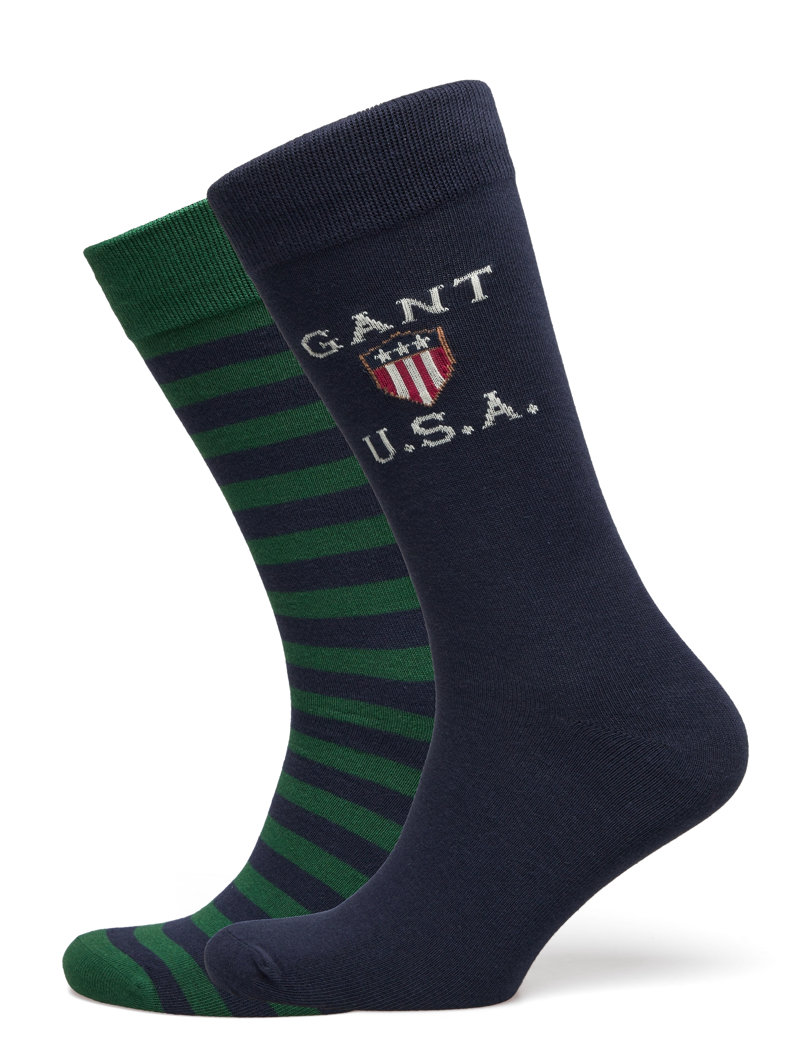 GANT - D1. SOCKS 2-PACK GIFT BOX - evening blue - 0