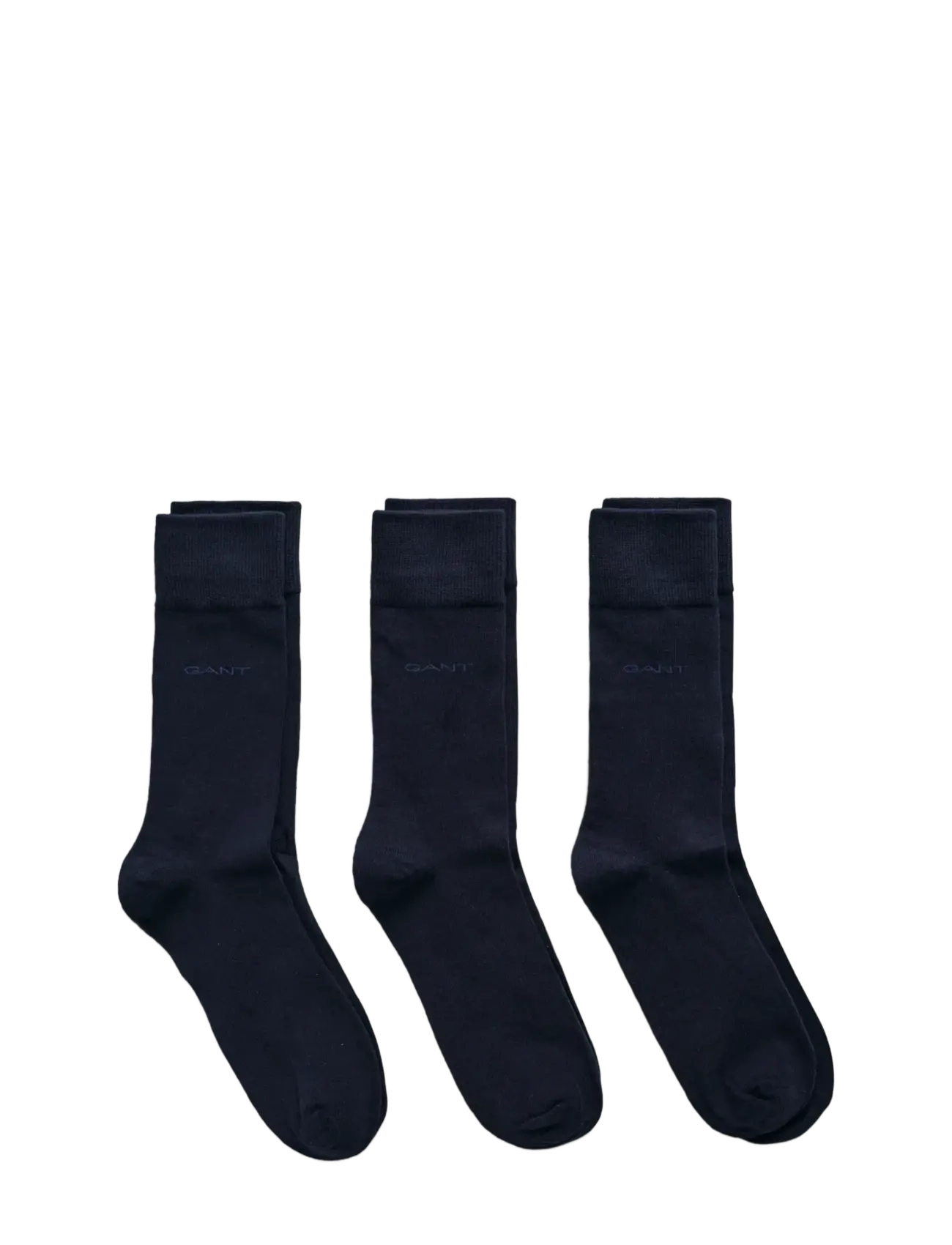 Gant 3-Pack Socks, 40-42, Marineblau - Regular Männerswear