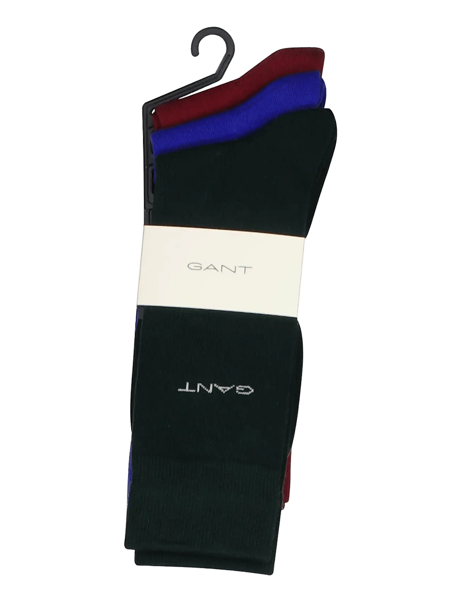 Gant - 3-Pack Socks - klassikalised sokid - tartan green - 1