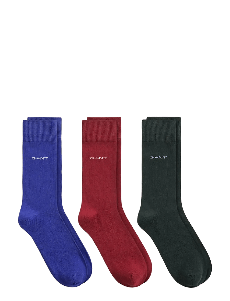 Gant - 3-Pack Socks - klassikalised sokid - tartan green - 0