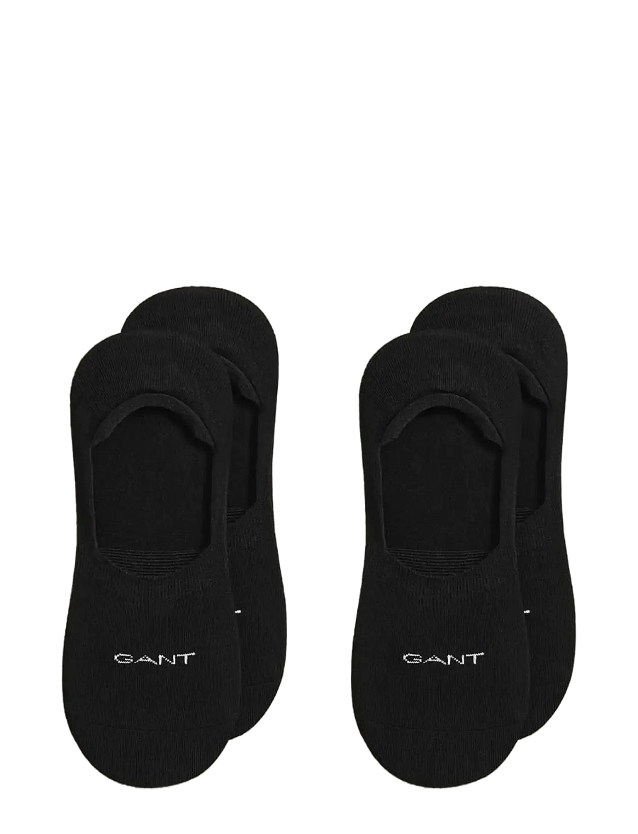 Gant - INVISIBLE SOCKS 2-PACK - socken im multipack - black - 0