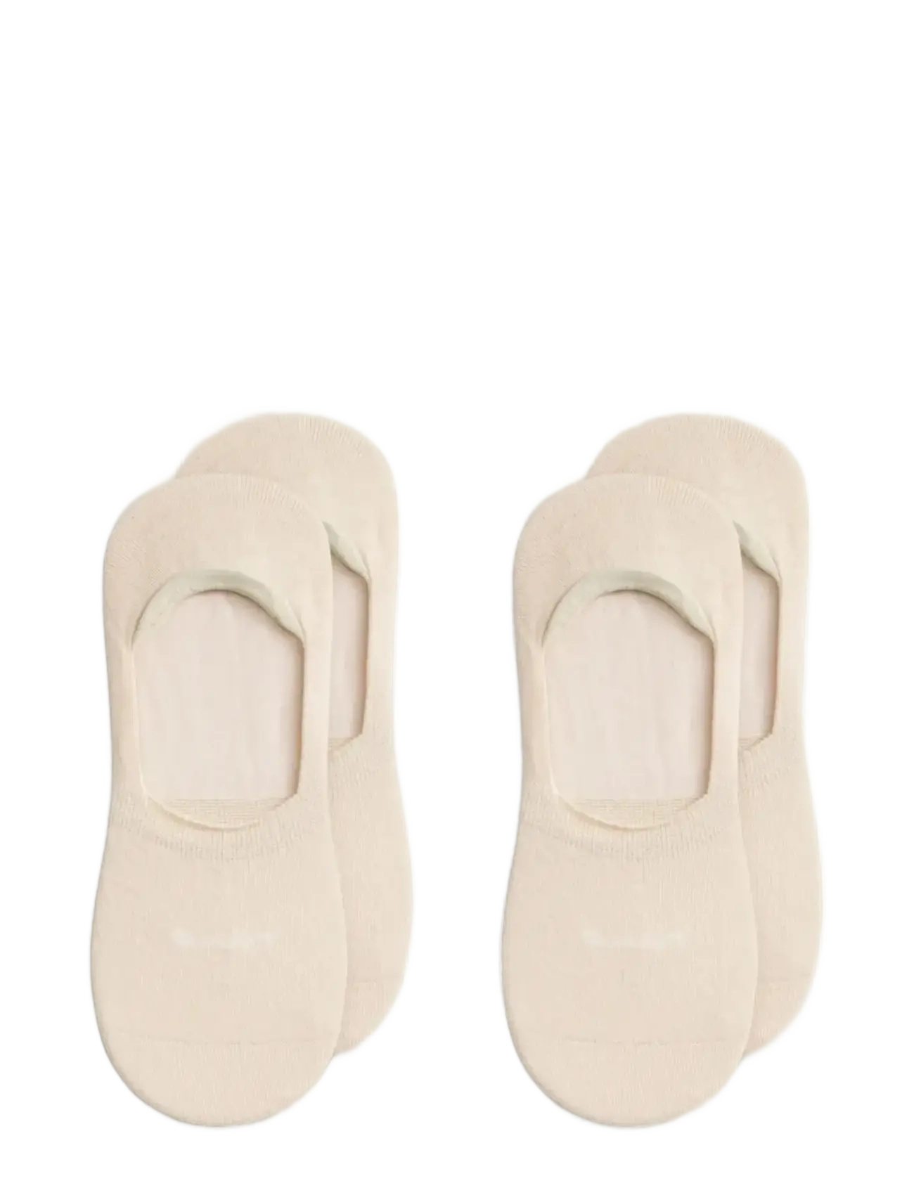 Gant - INVISIBLE SOCKS 2-PACK - ankelstrumpor - ivory white - 1