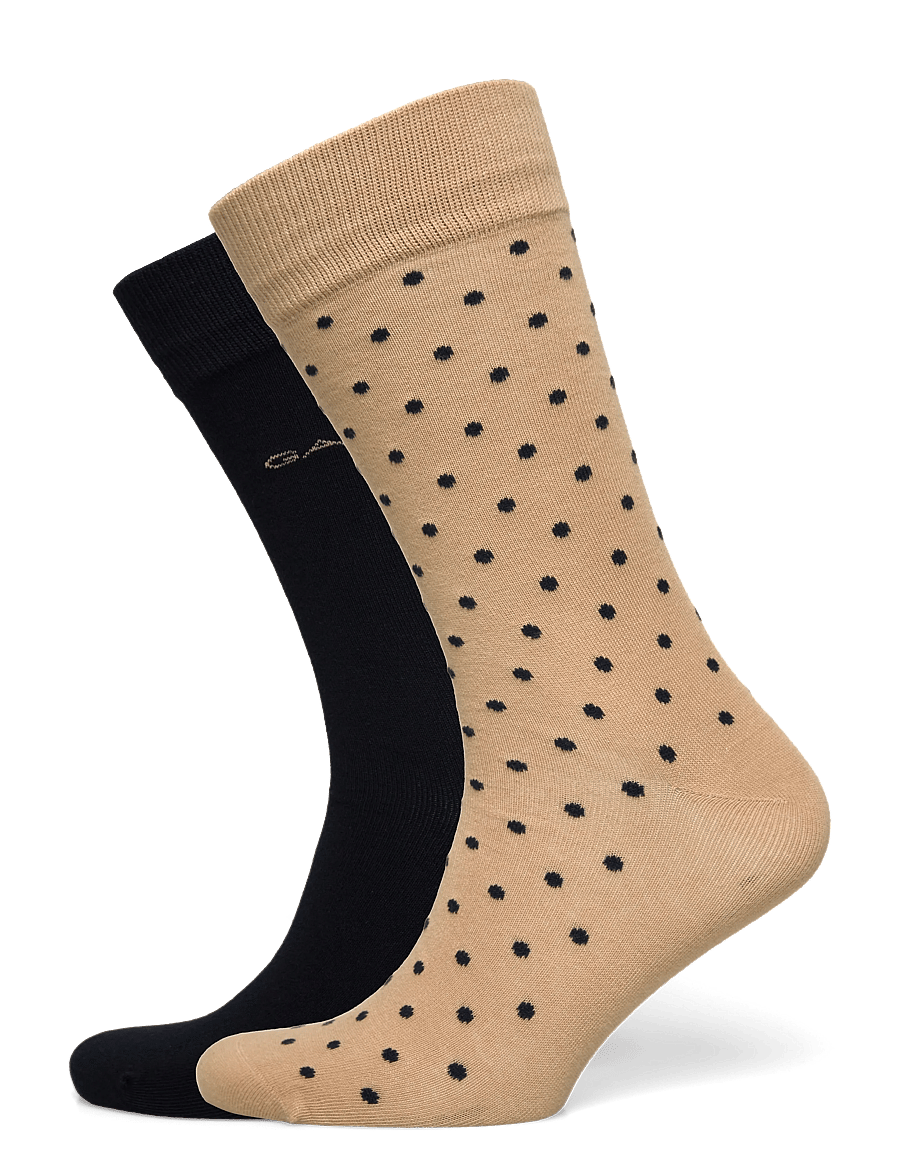 Gant - 2-Pack Mixed Socks - tennissocken - dark khaki - 0