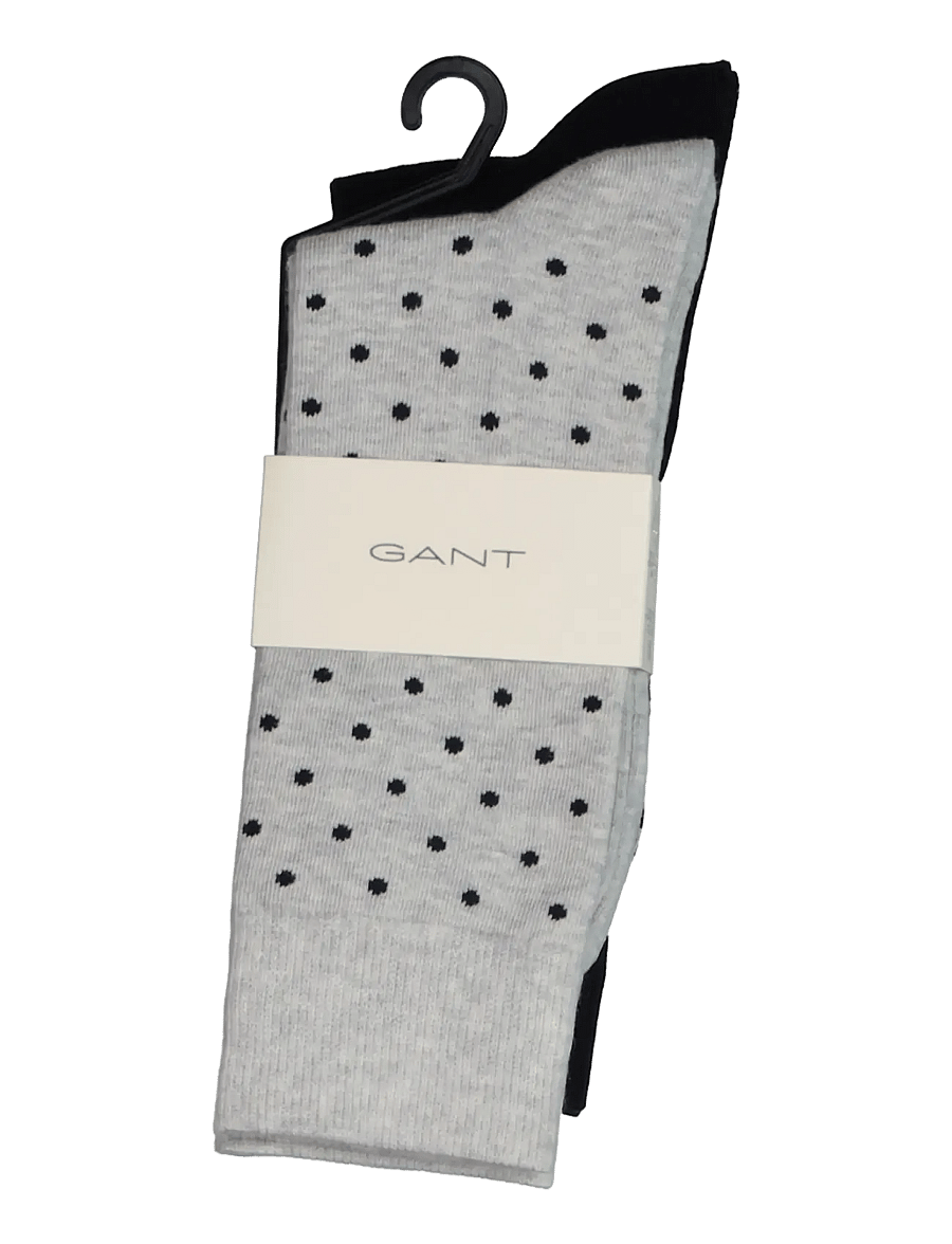 Gant - 2-Pack Mixed Socks - tennissocken - light grey melange - 0