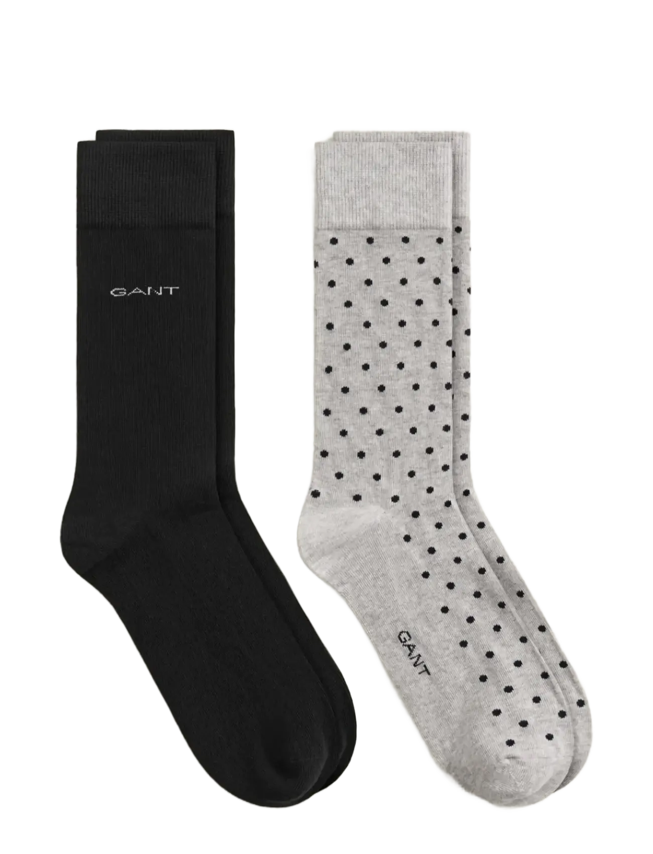 Gant 2-Pack Mixed Socks - Crew socks - LIGHT GREY MELANGE / grey