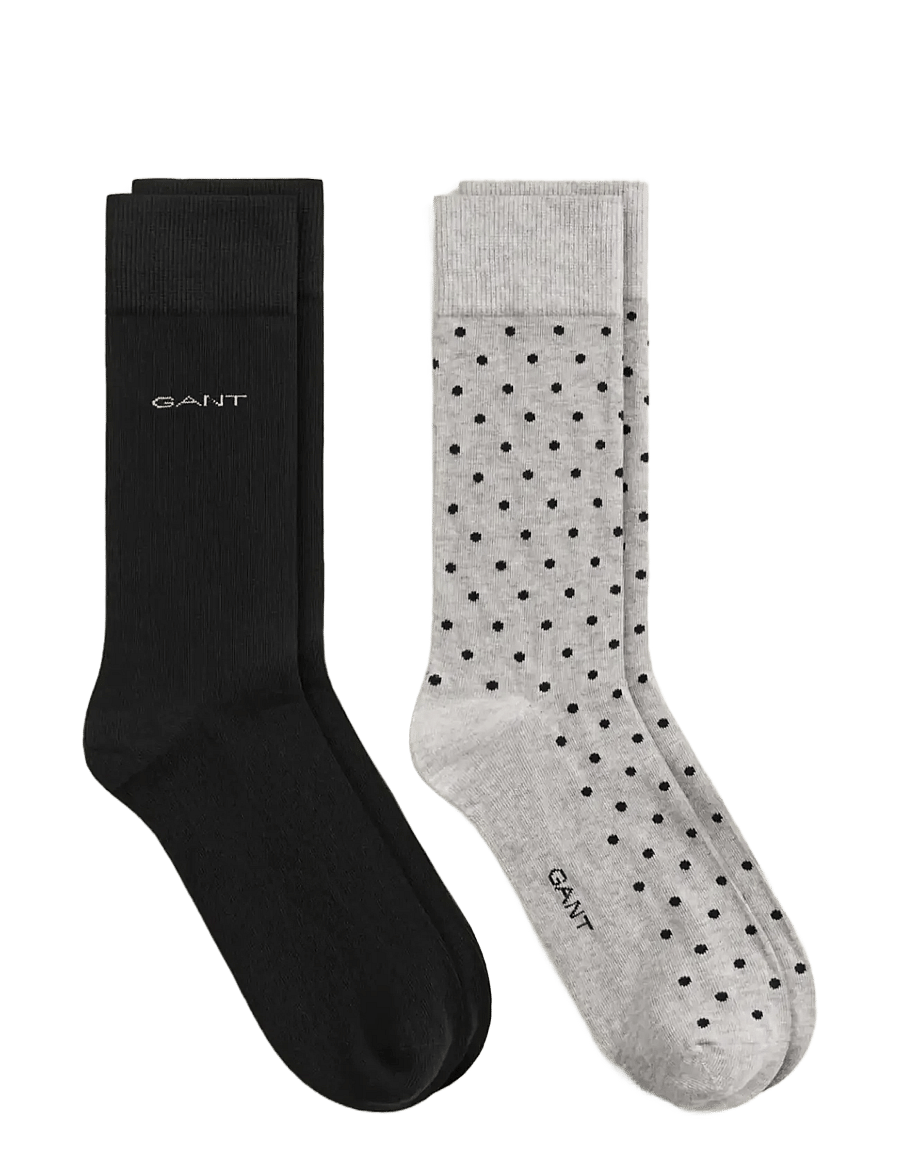 Gant - 2-Pack Mixed Socks - crew socks - light grey melange - 0