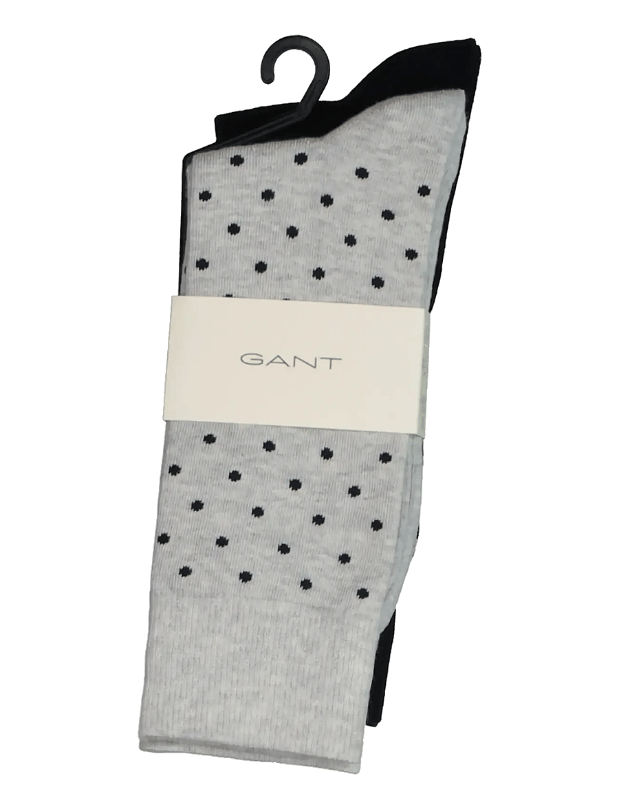 Gant - 2-Pack Mixed Socks - crew socks - light grey melange - 1