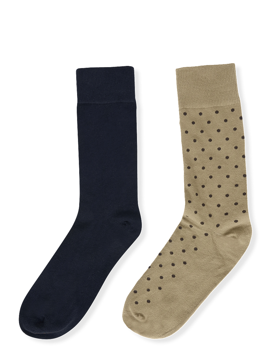 Gant - 2-Pack Mixed Socks - tennissocken - light taupe - 1