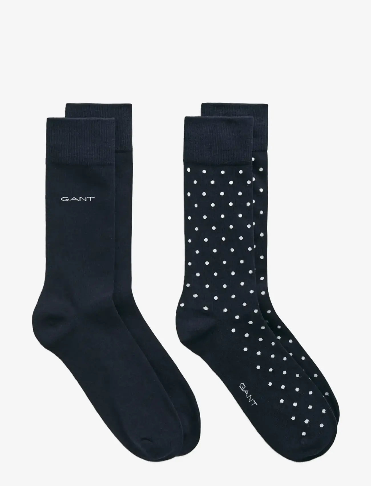 GANT - DOT AND SOLID SOCKS 2-PACK - crew-socken - marine - 0