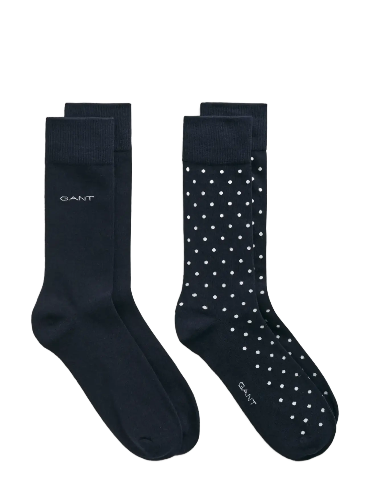 Gant 2-Pack Mixed Socks - Aluspesu - MARINE / navy