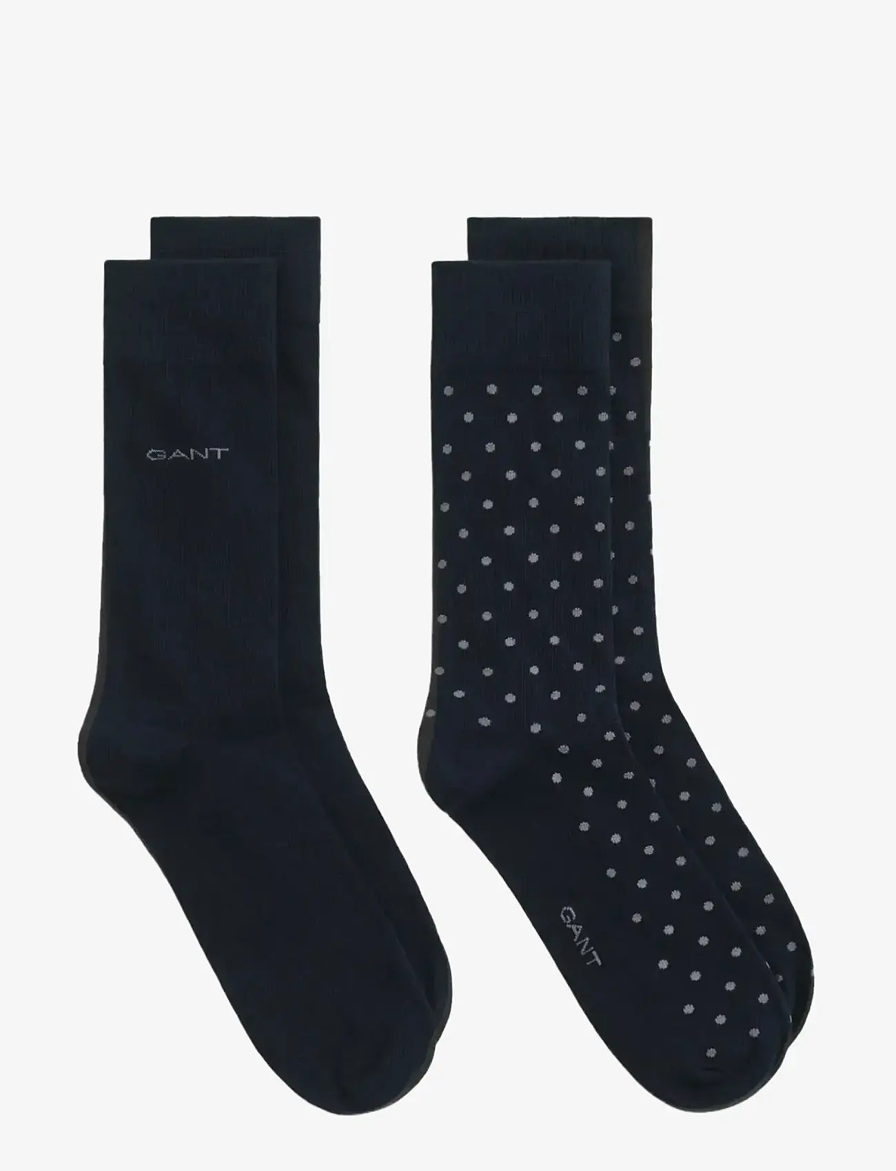 Gant - 2-Pack Mixed Socks - madalaimad hinnad - navy - 0