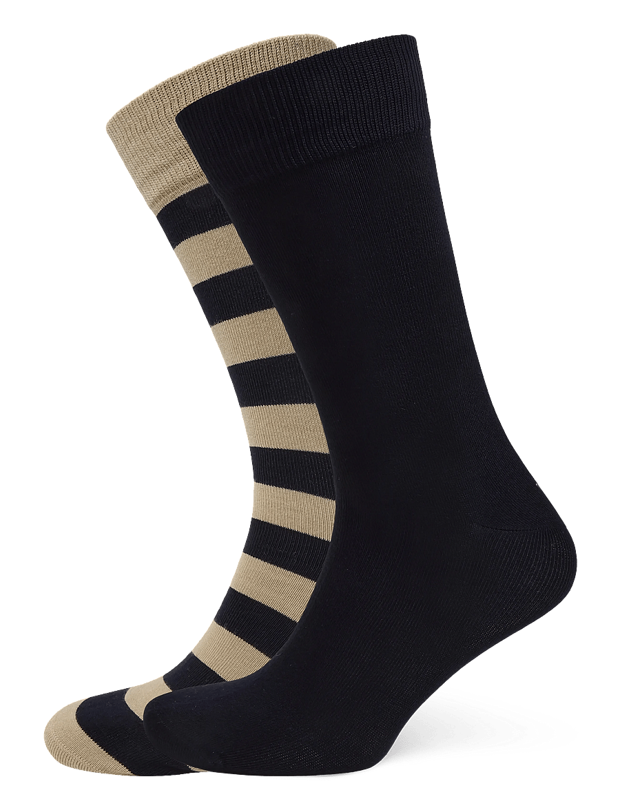 Gant - 2-Pack Mixed Socks - dark khaki - 0