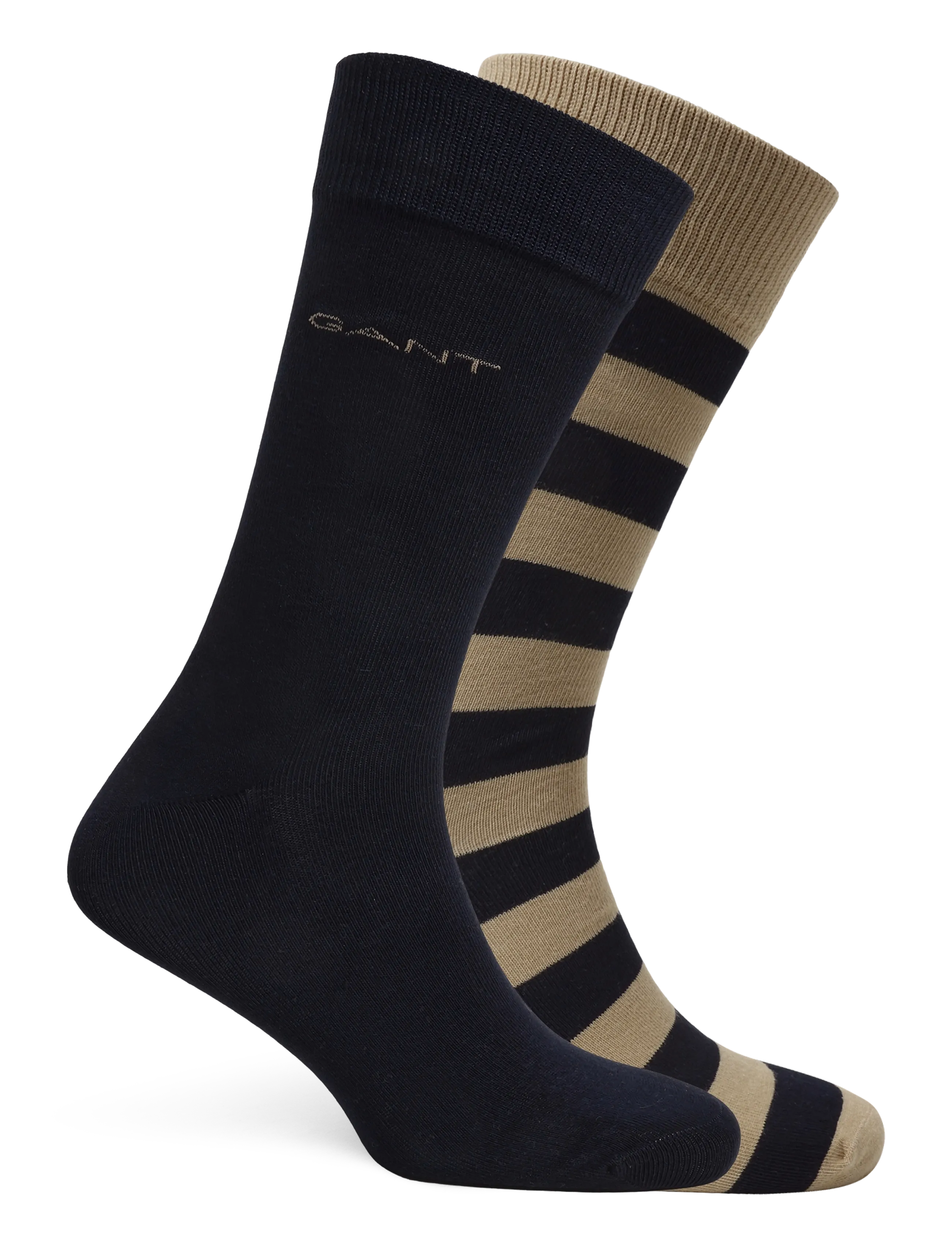 Gant - 2-Pack Mixed Socks - dark khaki - 1