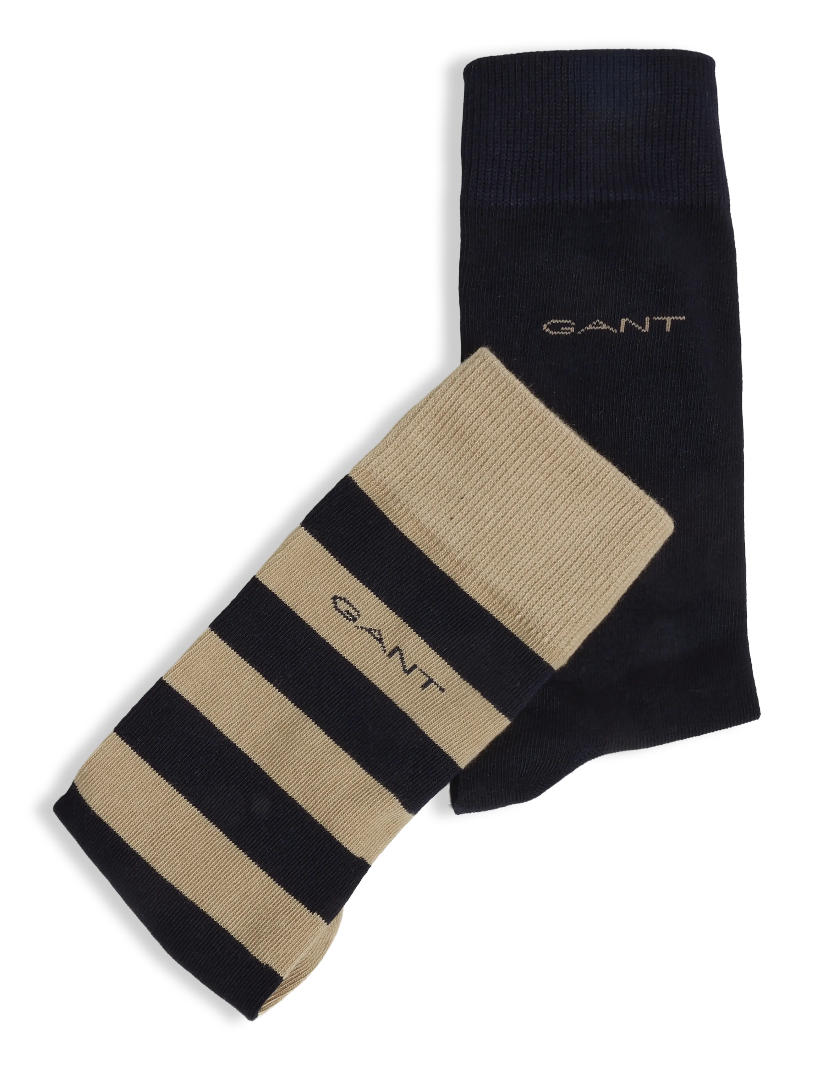 Gant - 2-Pack Mixed Socks - dark khaki - 4