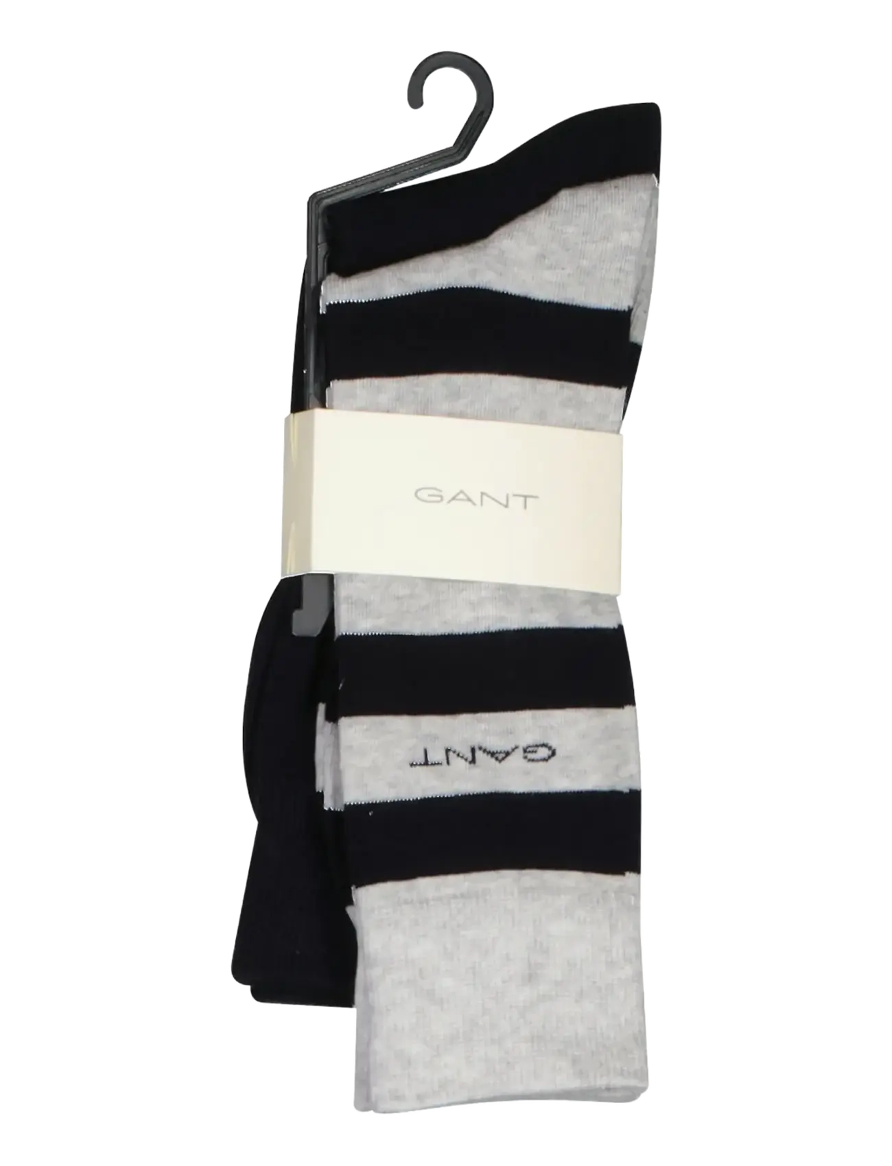 Gant - 2-Pack Mixed Socks - vanliga strumpor - light grey melange - 1