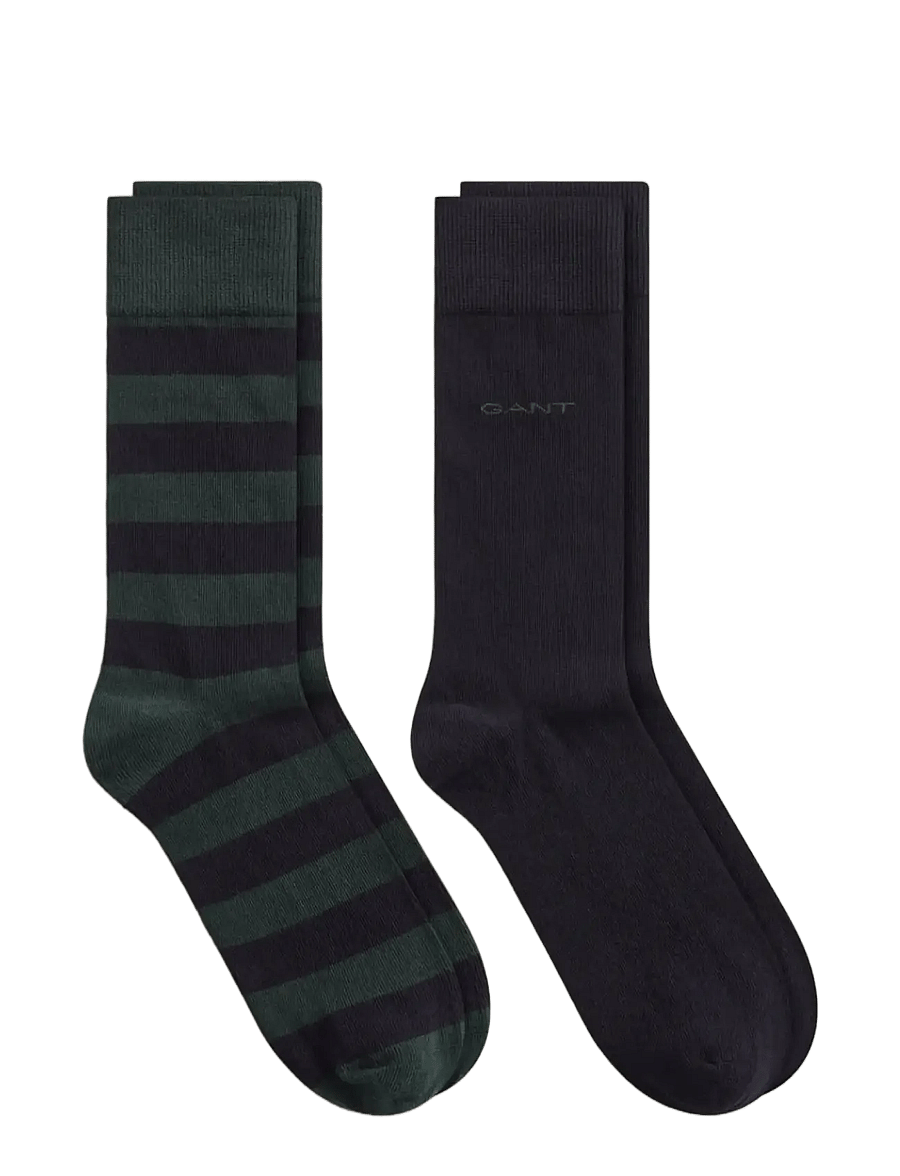 Gant - 2-Pack Mixed Socks - tennissocken - tartan green - 1