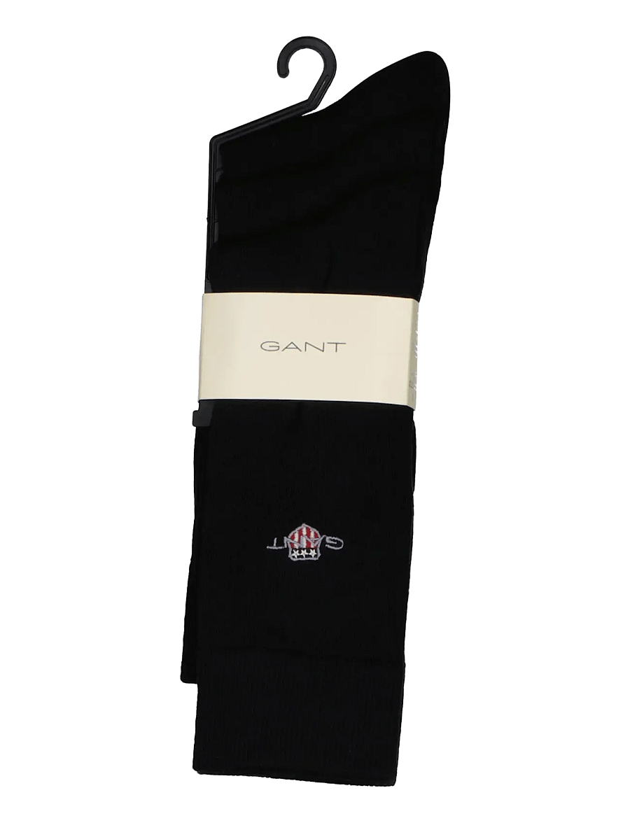 Gant - 3-Pack Shield Socks - tennissocken - ebony black - 1
