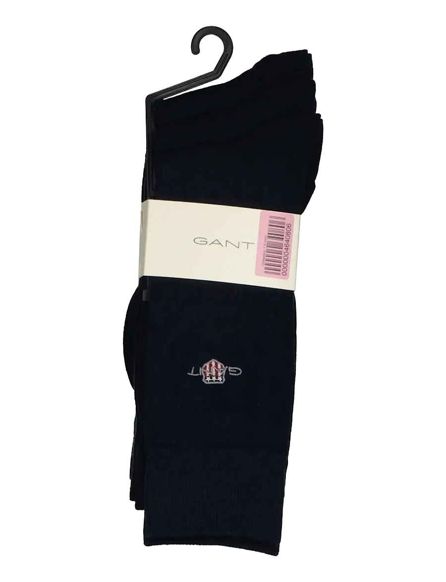 Gant - 3-Pack Shield Socks - klassikalised sokid - evening blue - 1