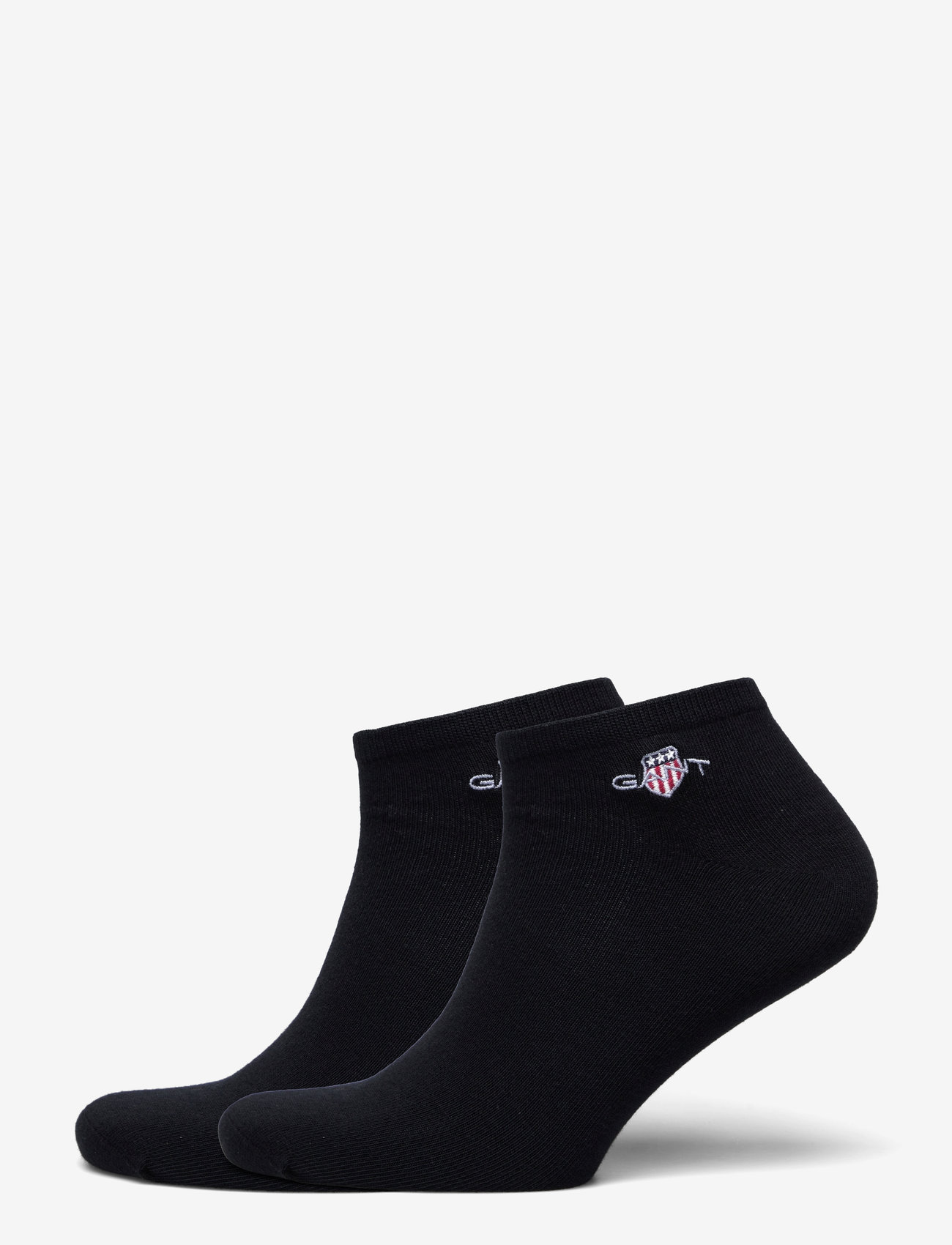 Gant - 2-Pack Shield Ankle Socks - multipack strømper - black - 0