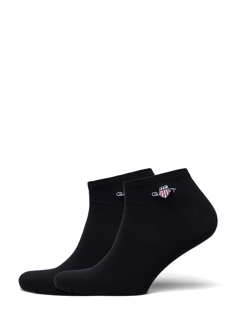Gant - 2-Pack Shield Ankle Socks - sukat monipakkauksessa - black - 0