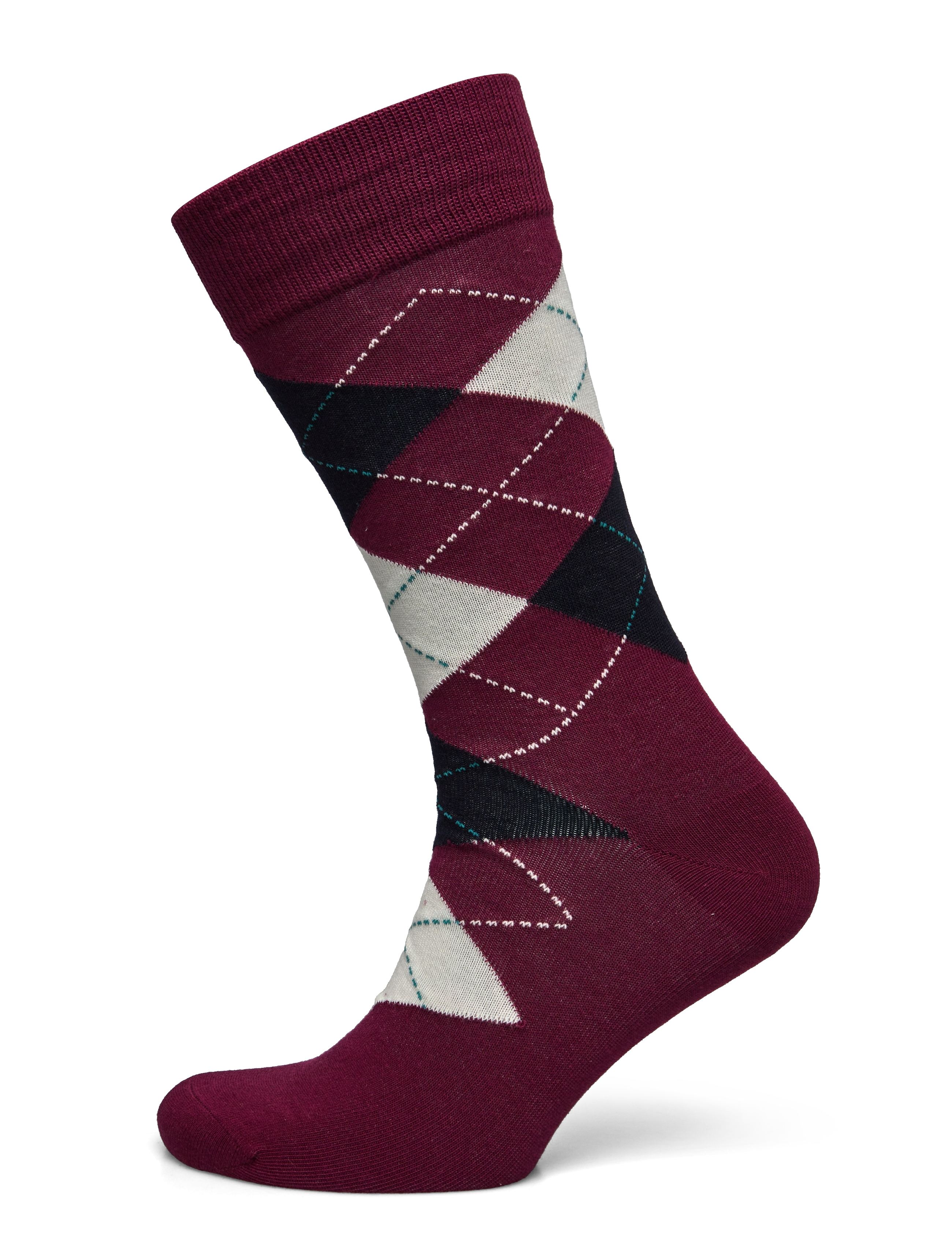 ARGYLE SOCKS - BEAUTYBERRY PURPLE