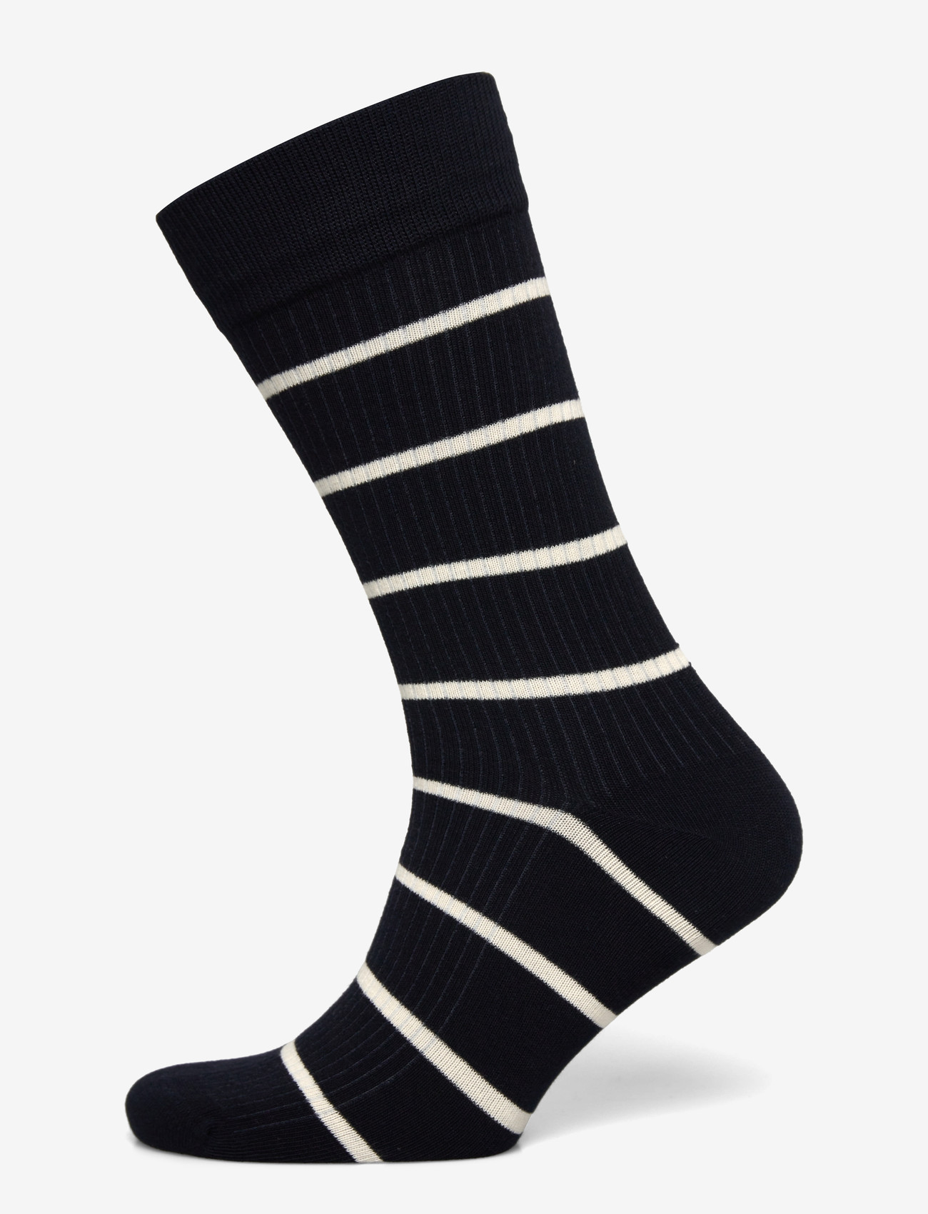 GANT - STRIPED RIB SOCKS - crew-socken - marine - 0
