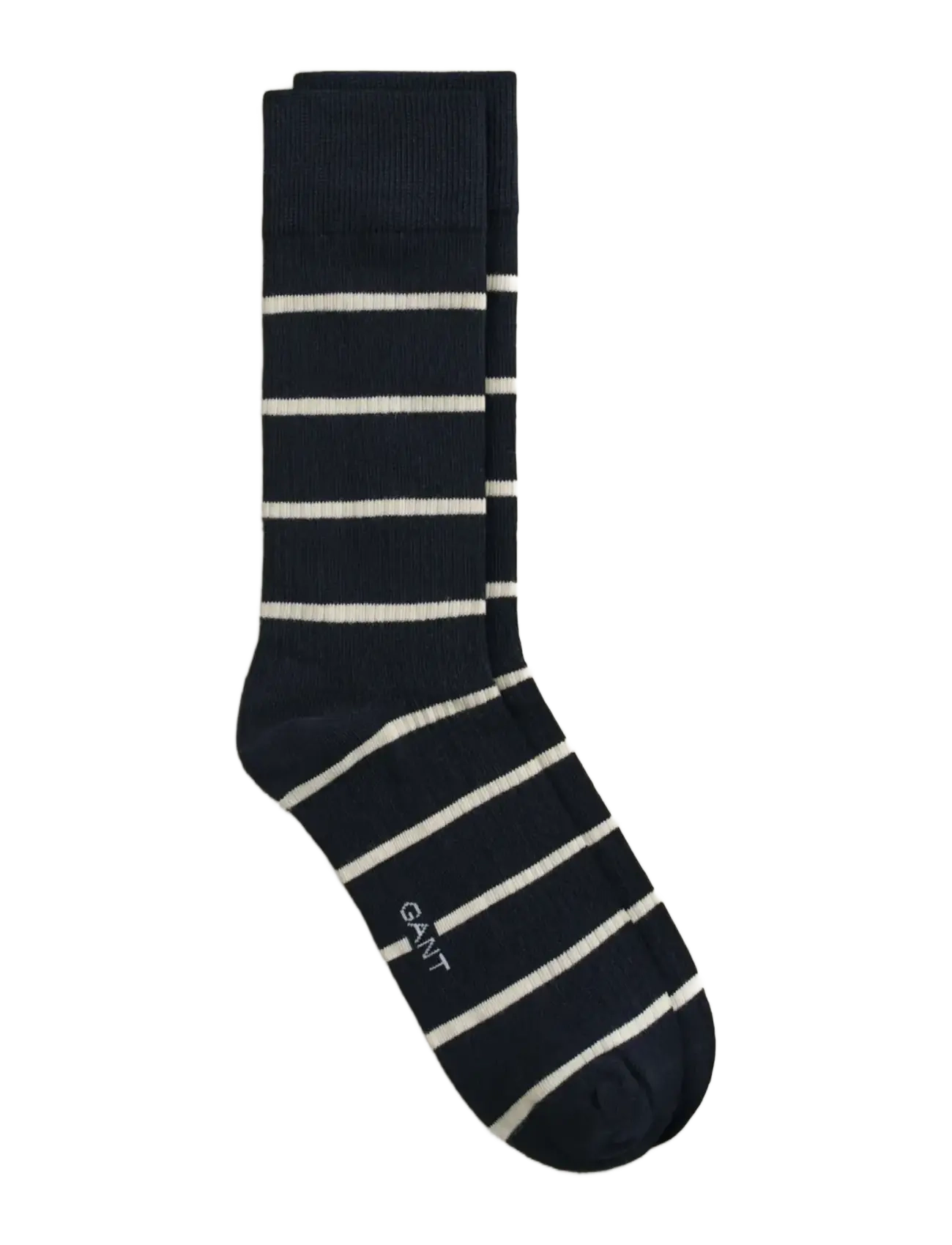 Gant - STRIPED RIB SOCKS - crew socks - marine - 2
