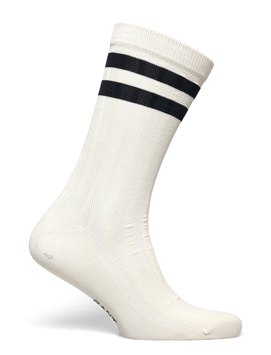 Gant - STRIPED SPORT SOCKS - treningssokker - cream - 1