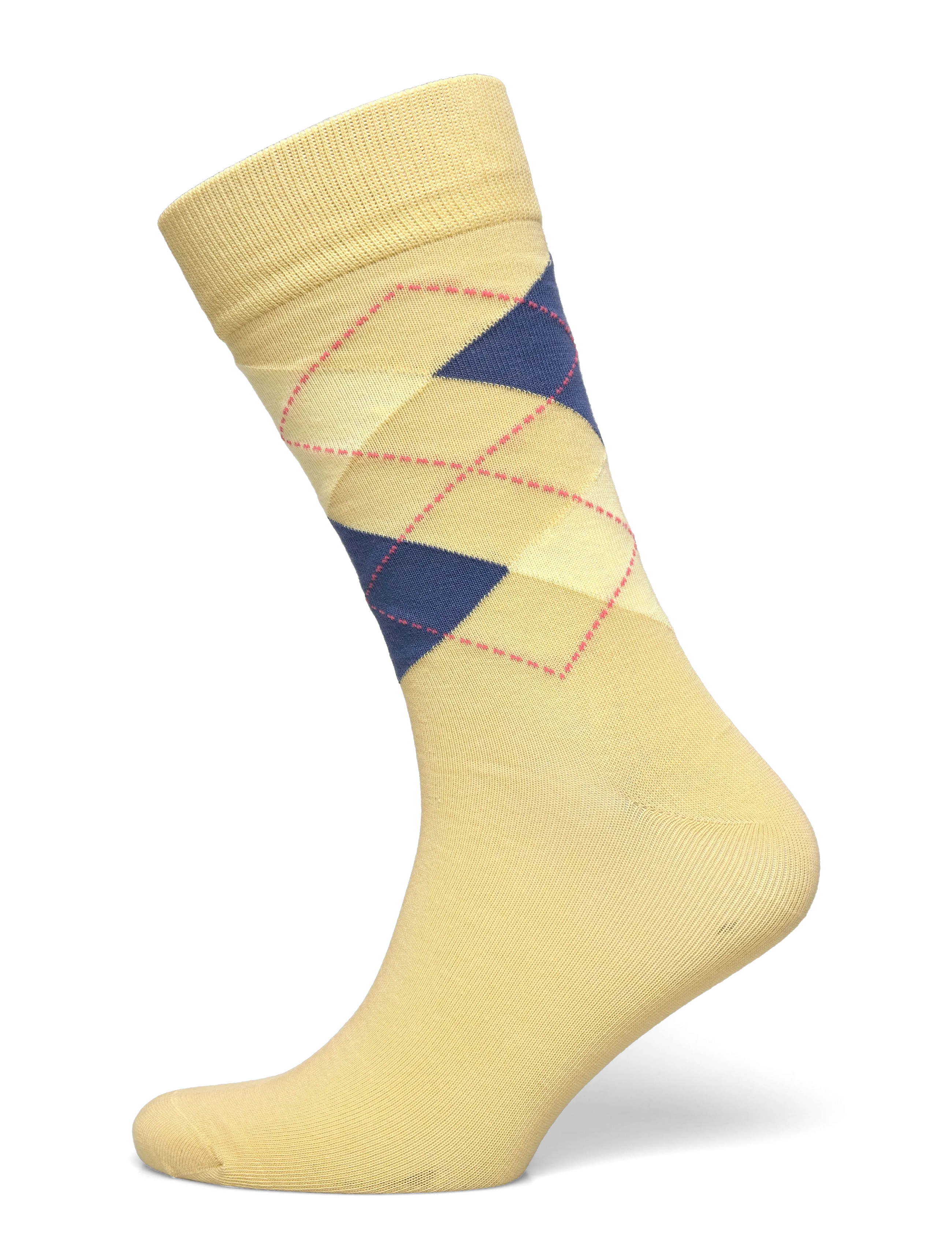 Gant Argyle Socks, 40-42, Yellow, Sokker > Almindelige Sokker, Herre