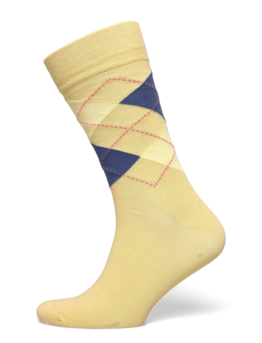 Gant - ARGYLE SOCKS - klassikalised sokid - light mustard yellow - 0