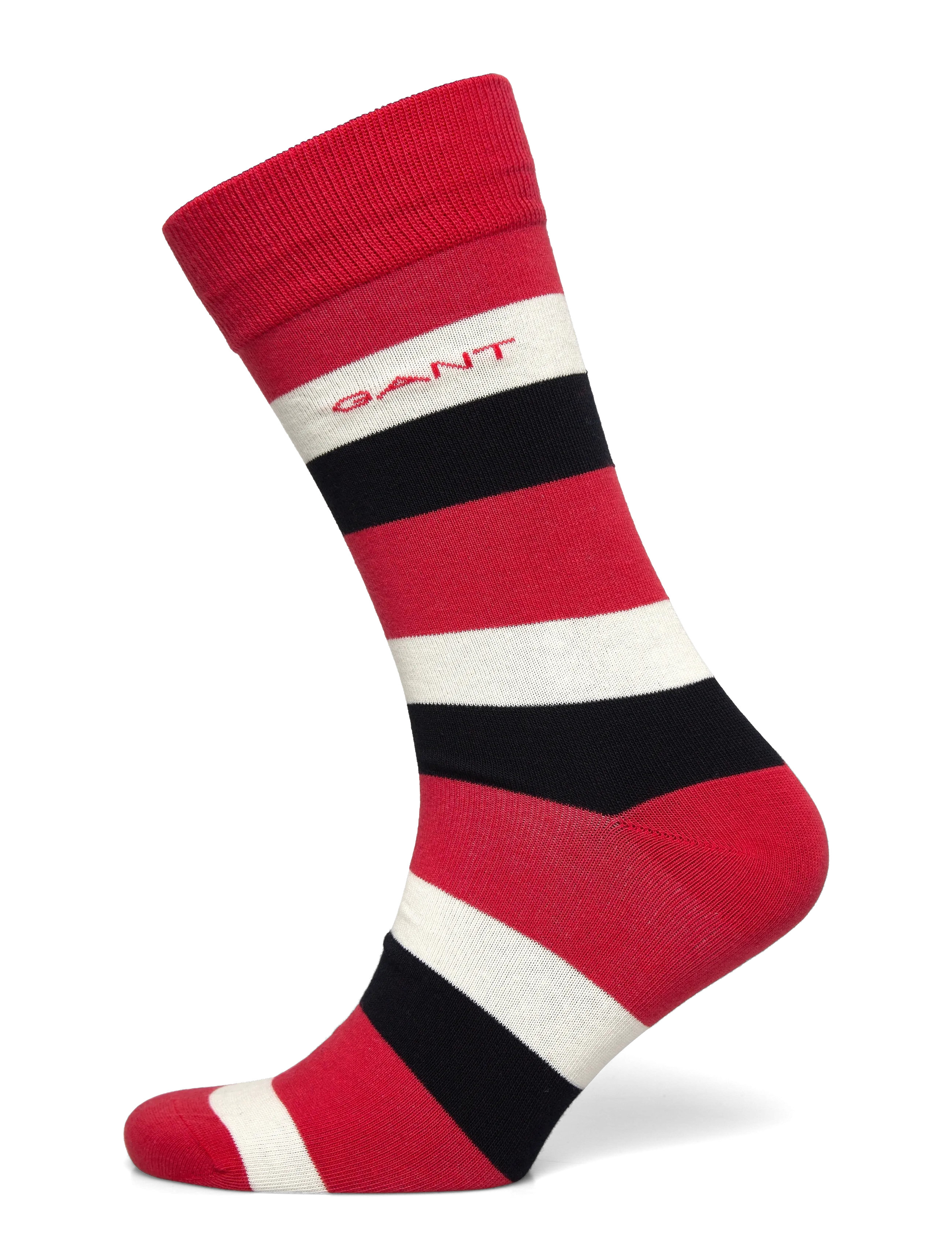 Gant RUGGER STRIPED SOCKS - Aluspesu - ROSE RED / red