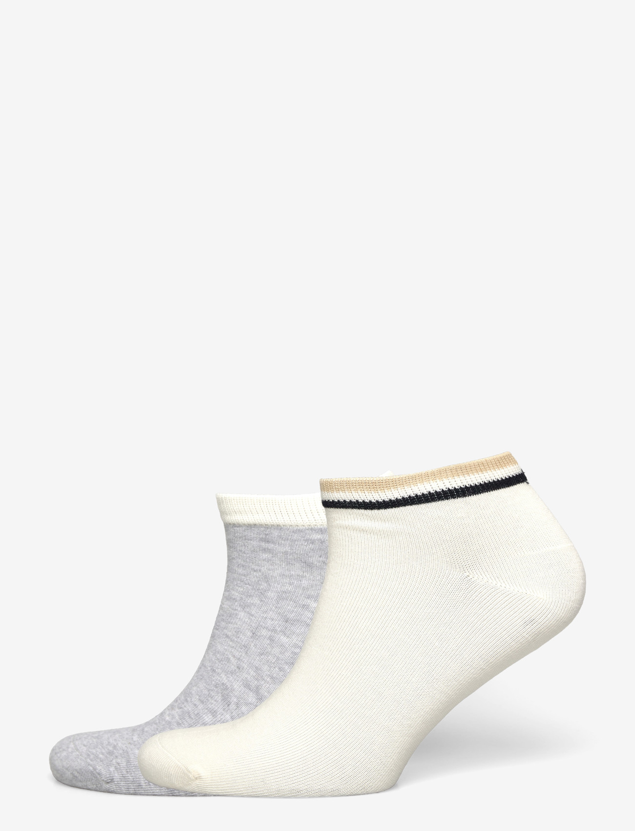 Gant - ANKLE SOCKS 2-PACK - lühikesed sokid - light grey melange - 0