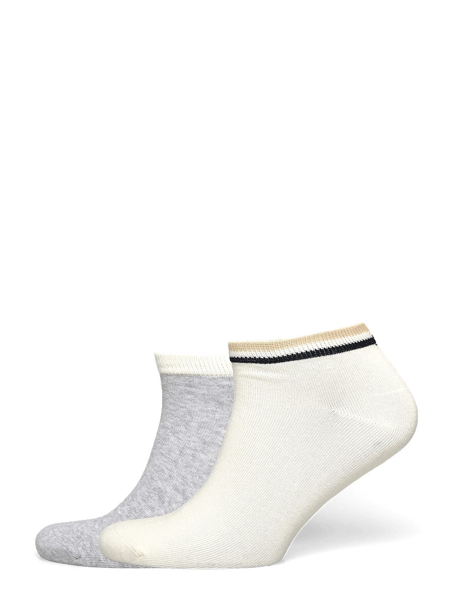 Gant - ANKLE SOCKS 2-PACK - multipakk sokid - light grey melange - 0