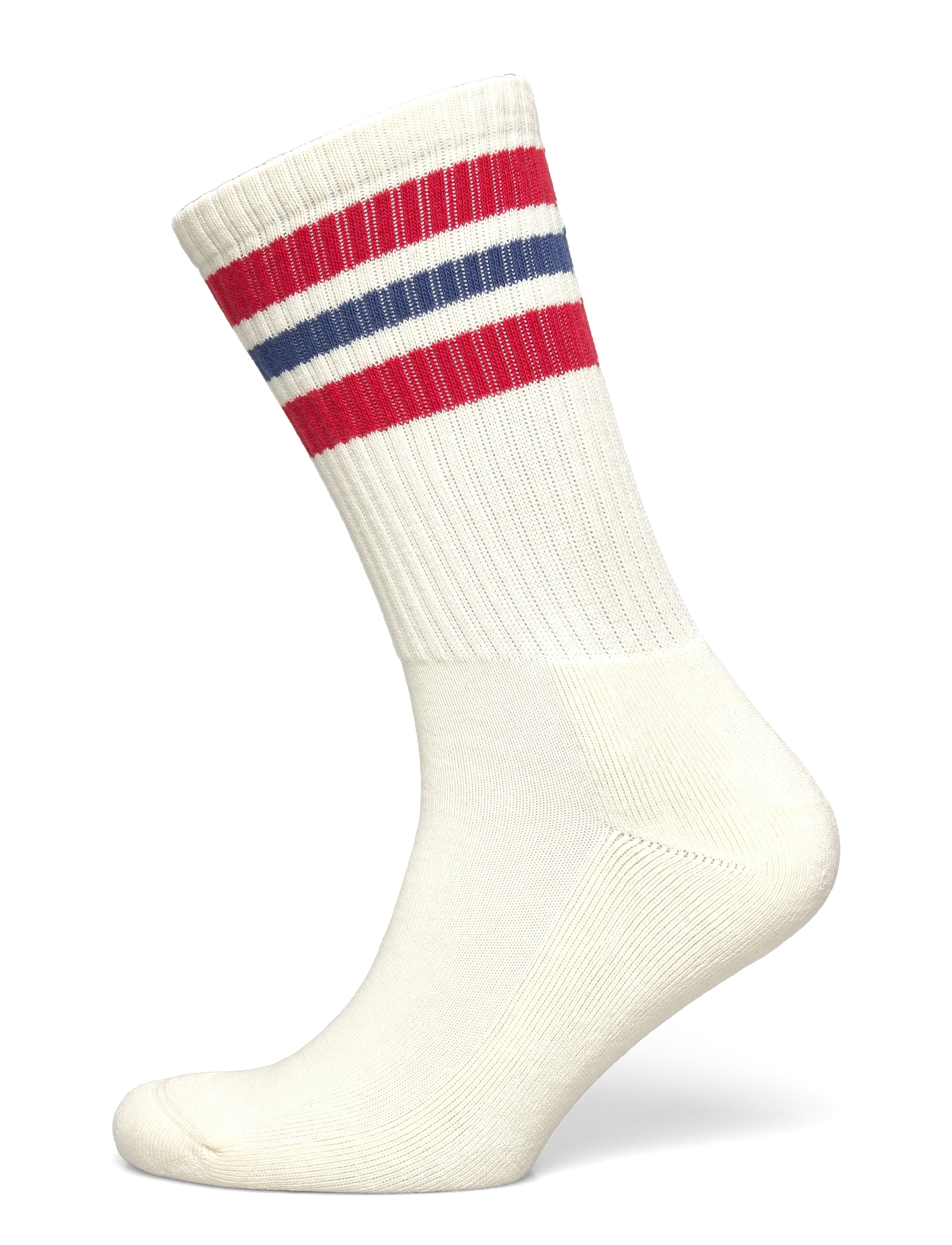 Gant STRIPE SPORT SOCKS - All products - ROSE RED / cream