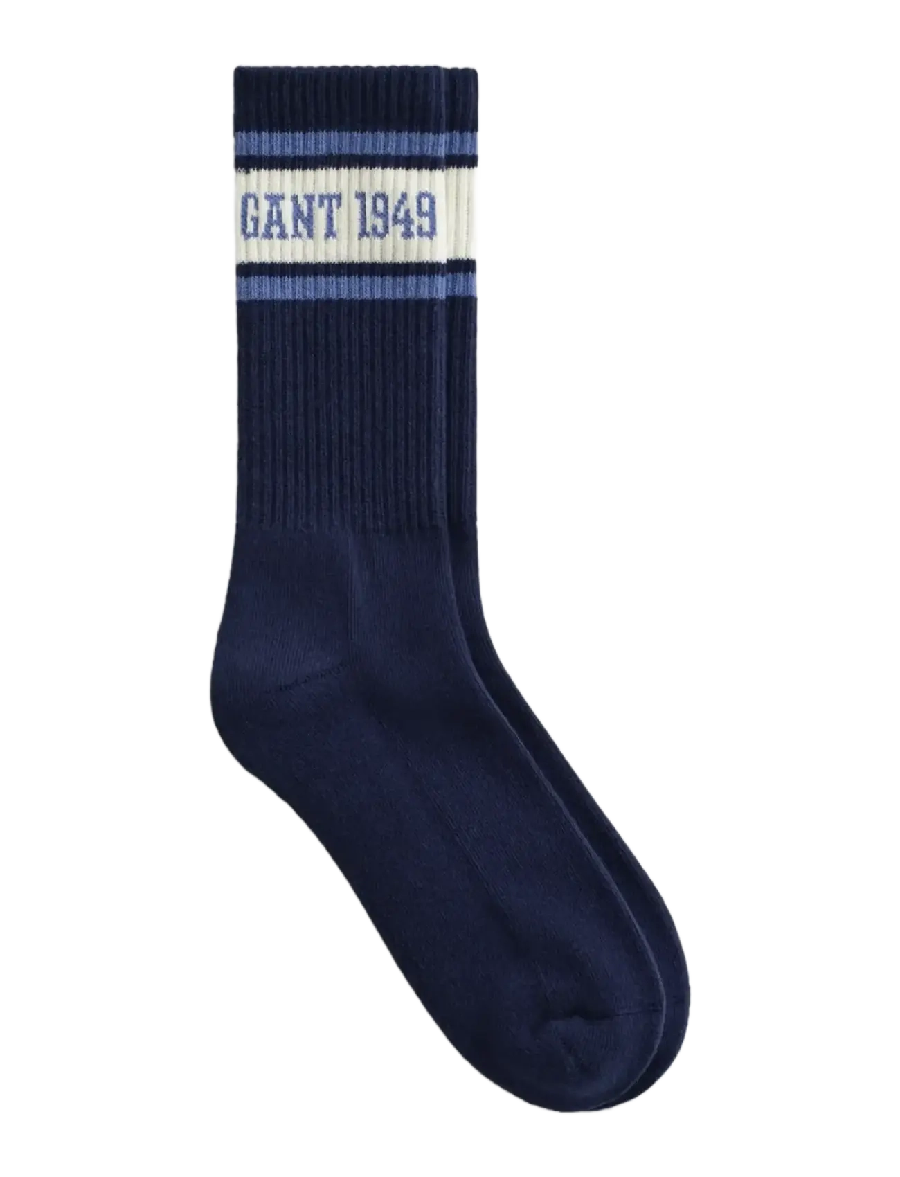 LOGO STRIPE SPORT SOCKS - CLASSIC BLUE