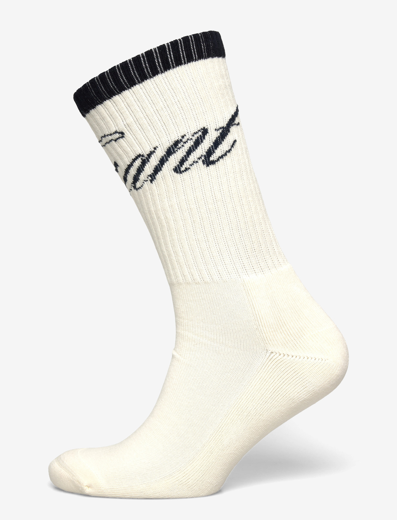 Gant - SCRIPT INTARSIA SPORT SOCKS - strümpfe - eggshell - 0