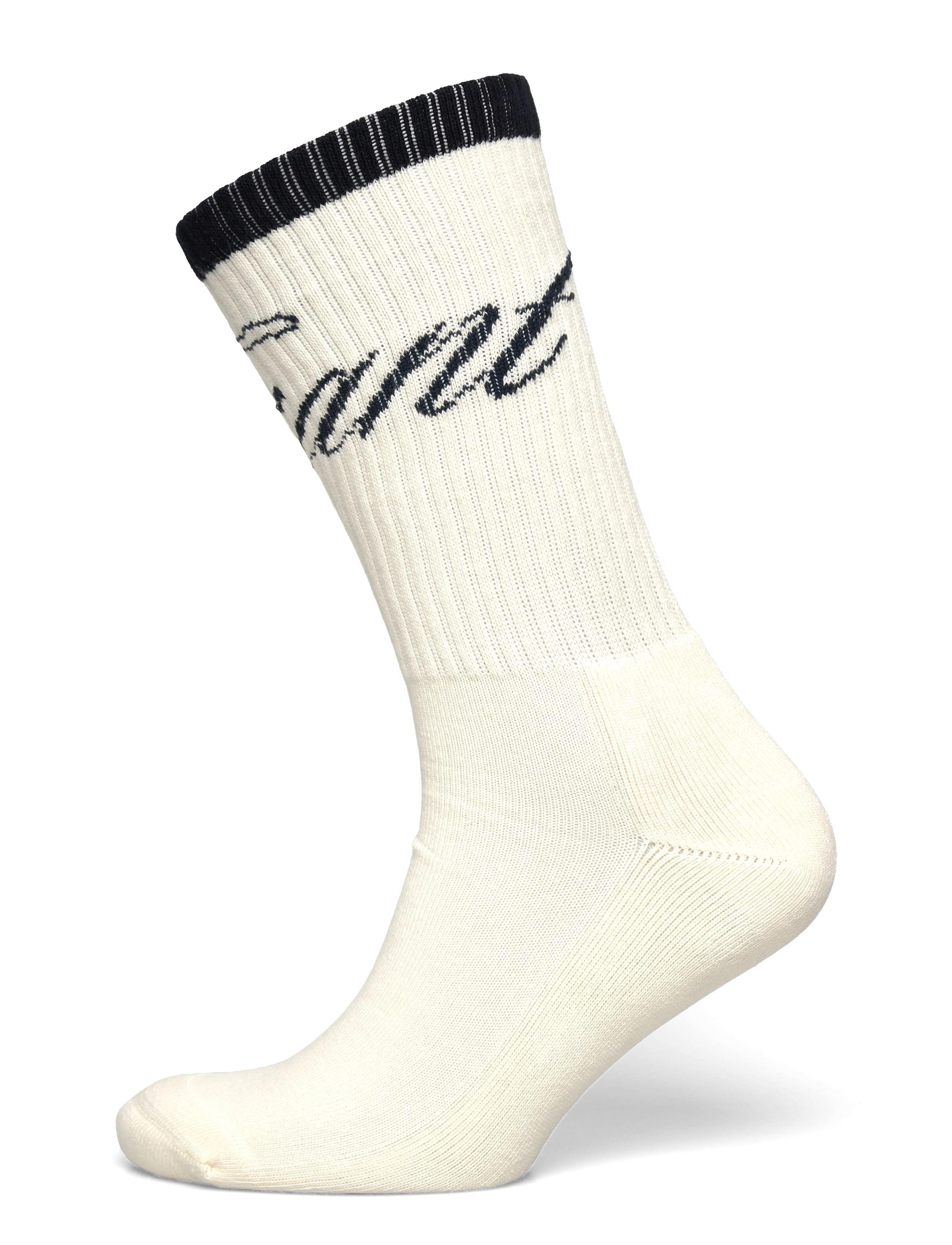 Gant SCRIPT INTARSIA SPORT SOCKS - All products - EGGSHELL / cream