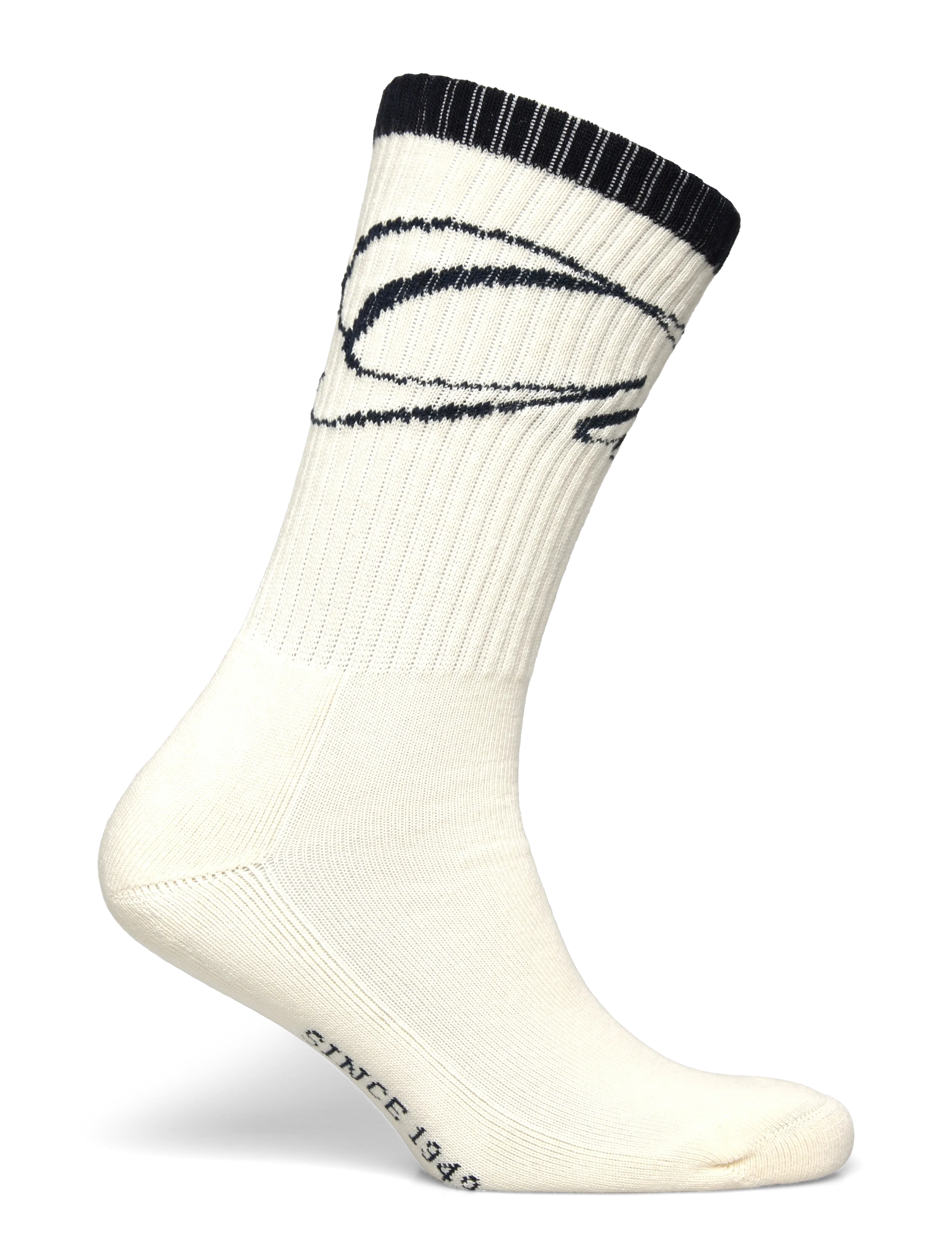 Gant - SCRIPT INTARSIA SPORT SOCKS - eggshell - 1