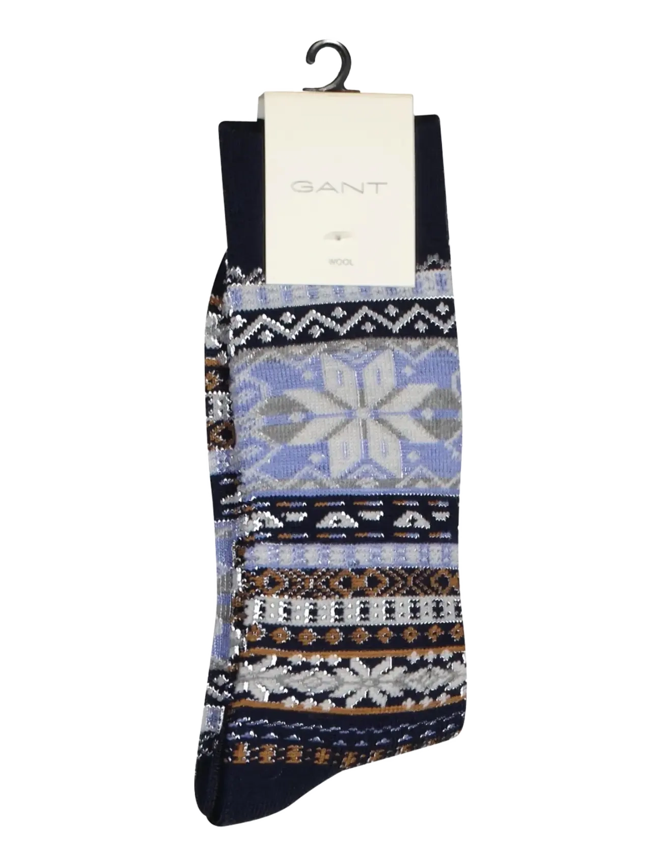 Gant - FAIR ISLE PATTERN SOCK - tennissocken - dark navy melange - 1