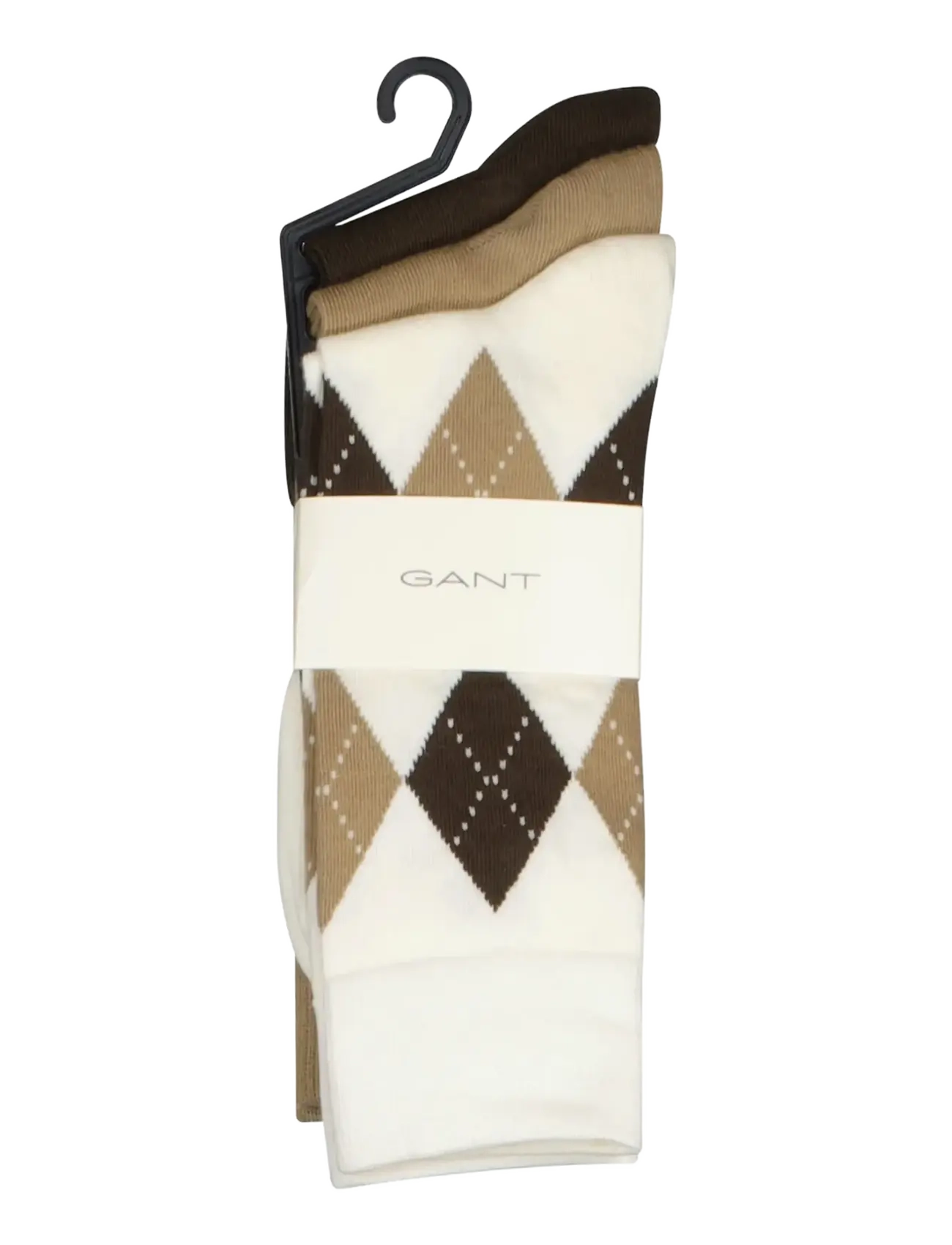 Gant - ARGYLE SOCKS 3-PACK - klassikalised sokid - cream - 1