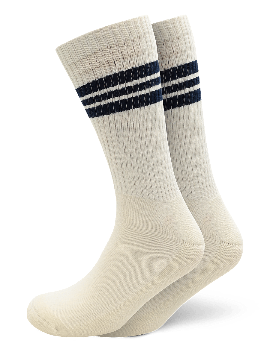 Gant - STRIPED SPORT SOCKS - tennissocken - cream - 0