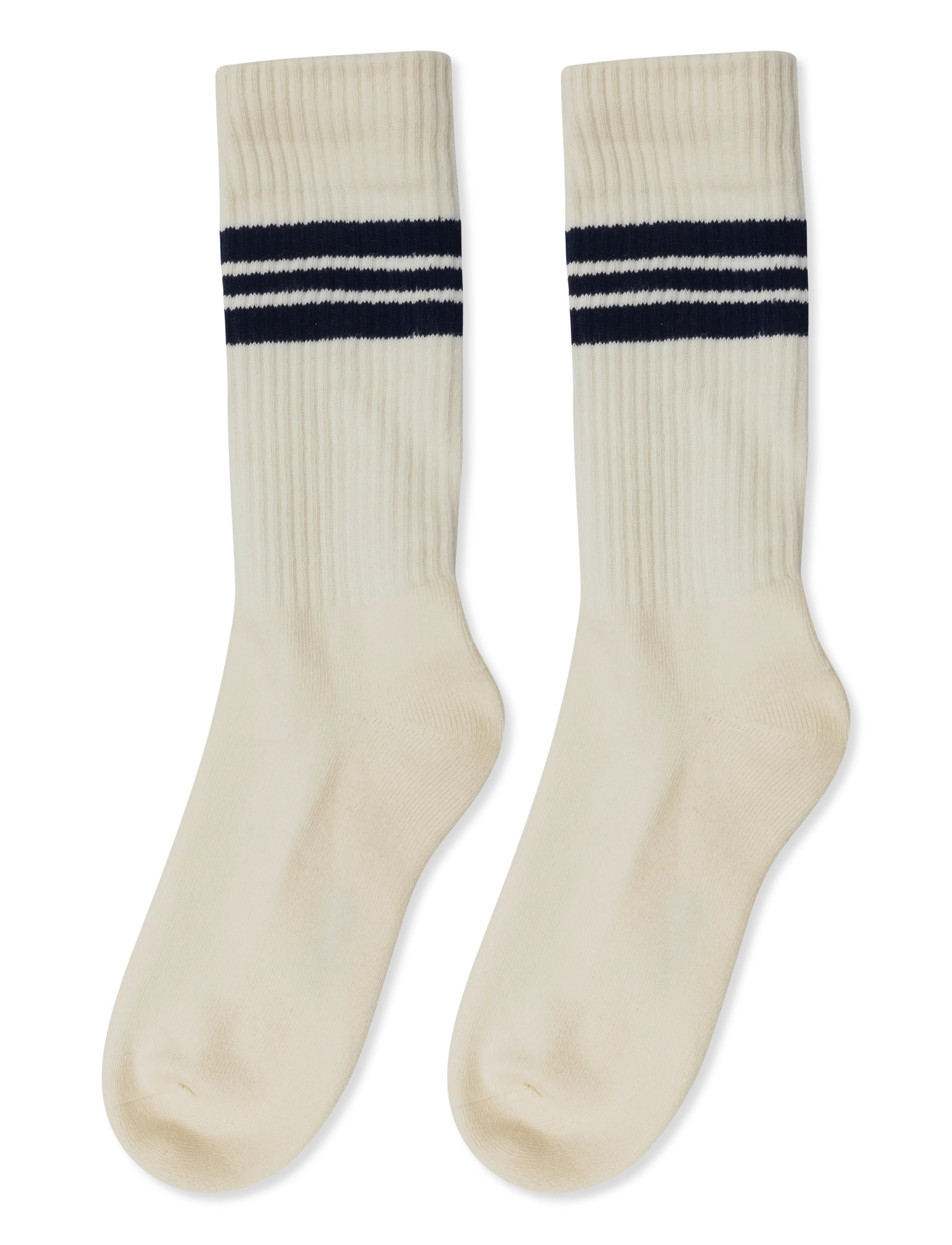 Gant - STRIPED SPORT SOCKS - tennissocken - cream - 1