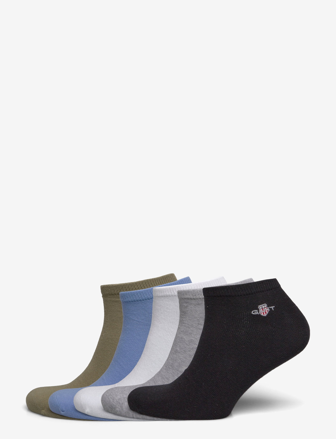 GANT - SHIELD SNEAKER SOCKS 5-PACK - shade blue - 0